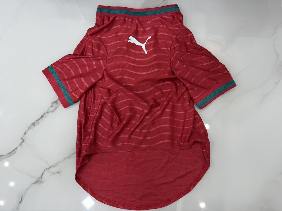 Team Portugal Home Jersey for Dogs - Stylish Pet Apparel for Sports Fans