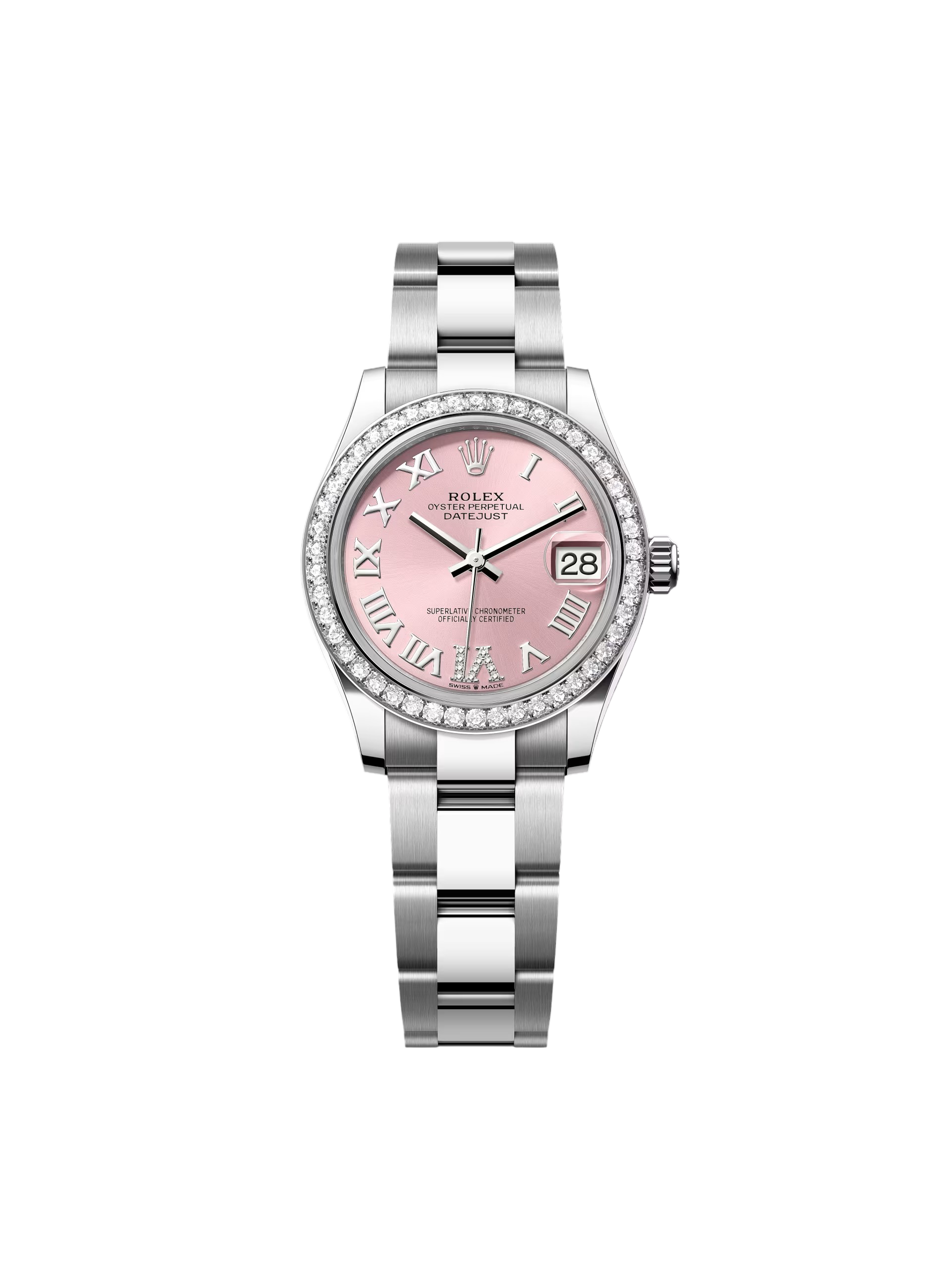 [2026 Mirror Grade]RLX Datejust m278384RBR-0027/0028 Pink 31mm Dial Oyster Watch