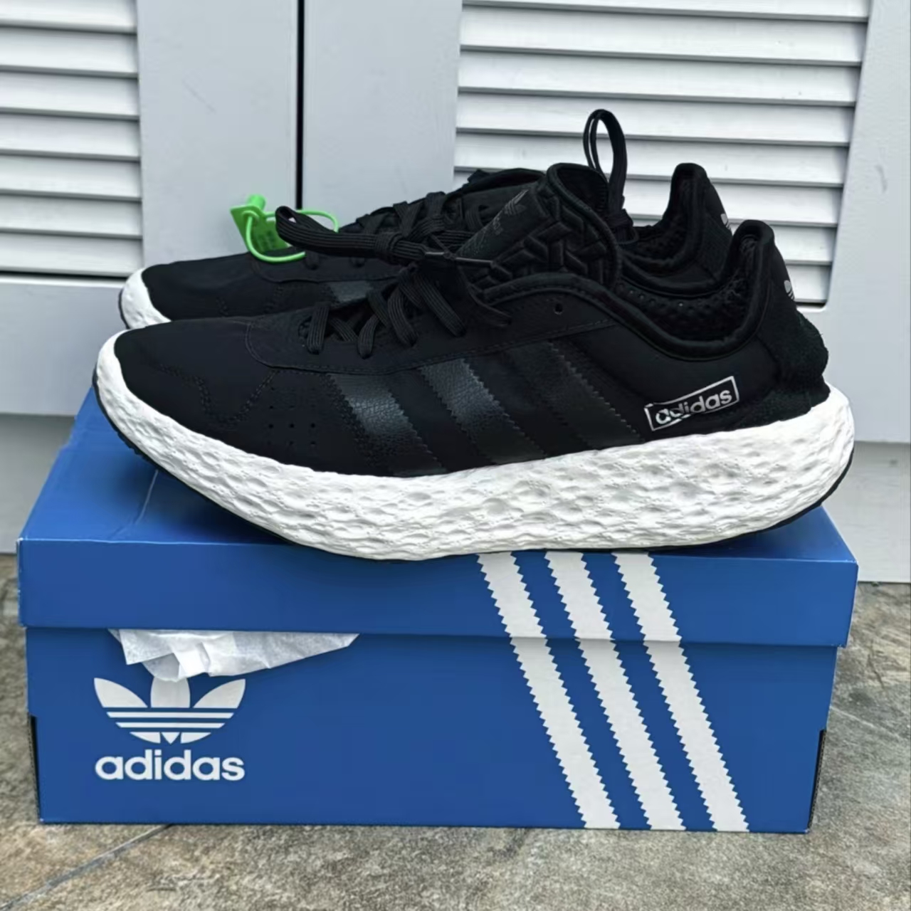 adidas ZPonge Shoes Black White