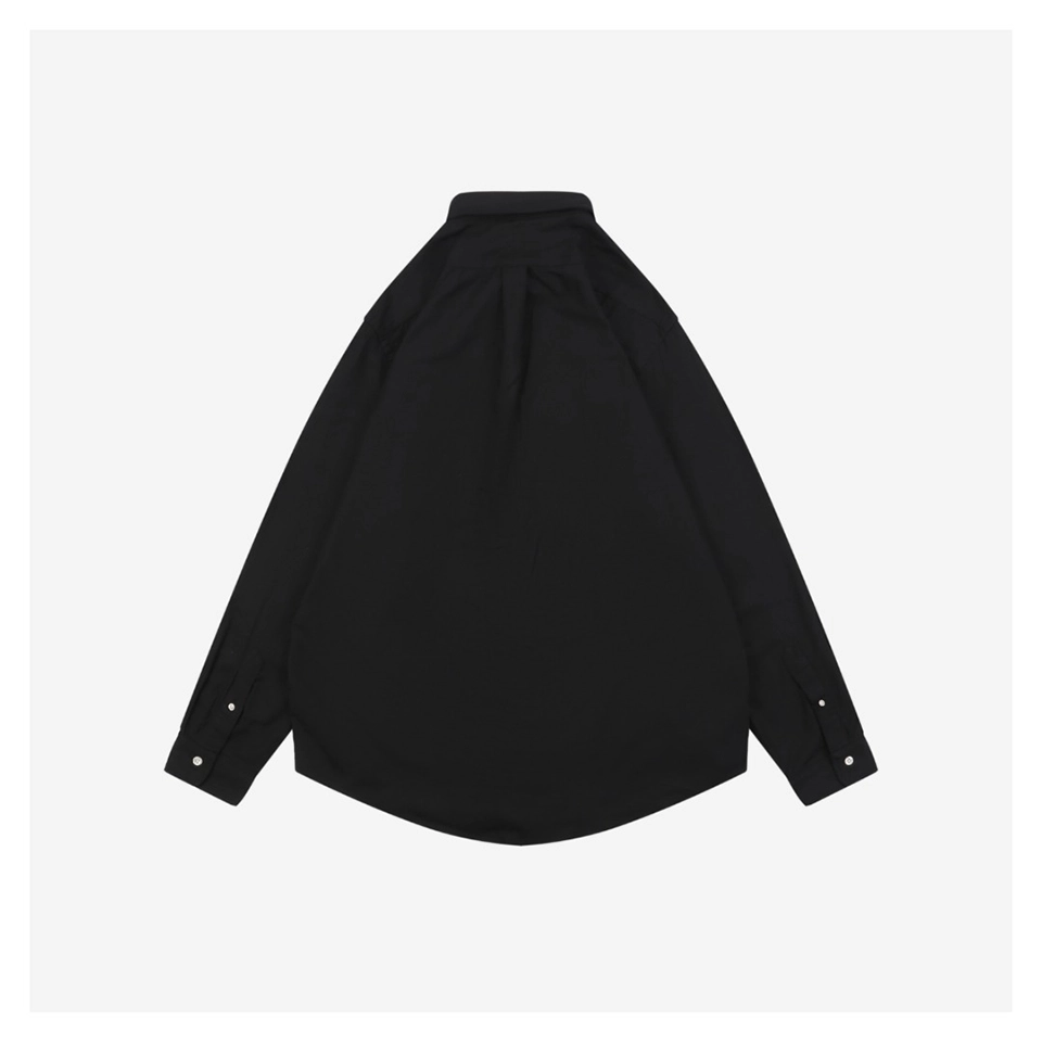 Ralph Lauren Linen Pony Logo Black Shirt