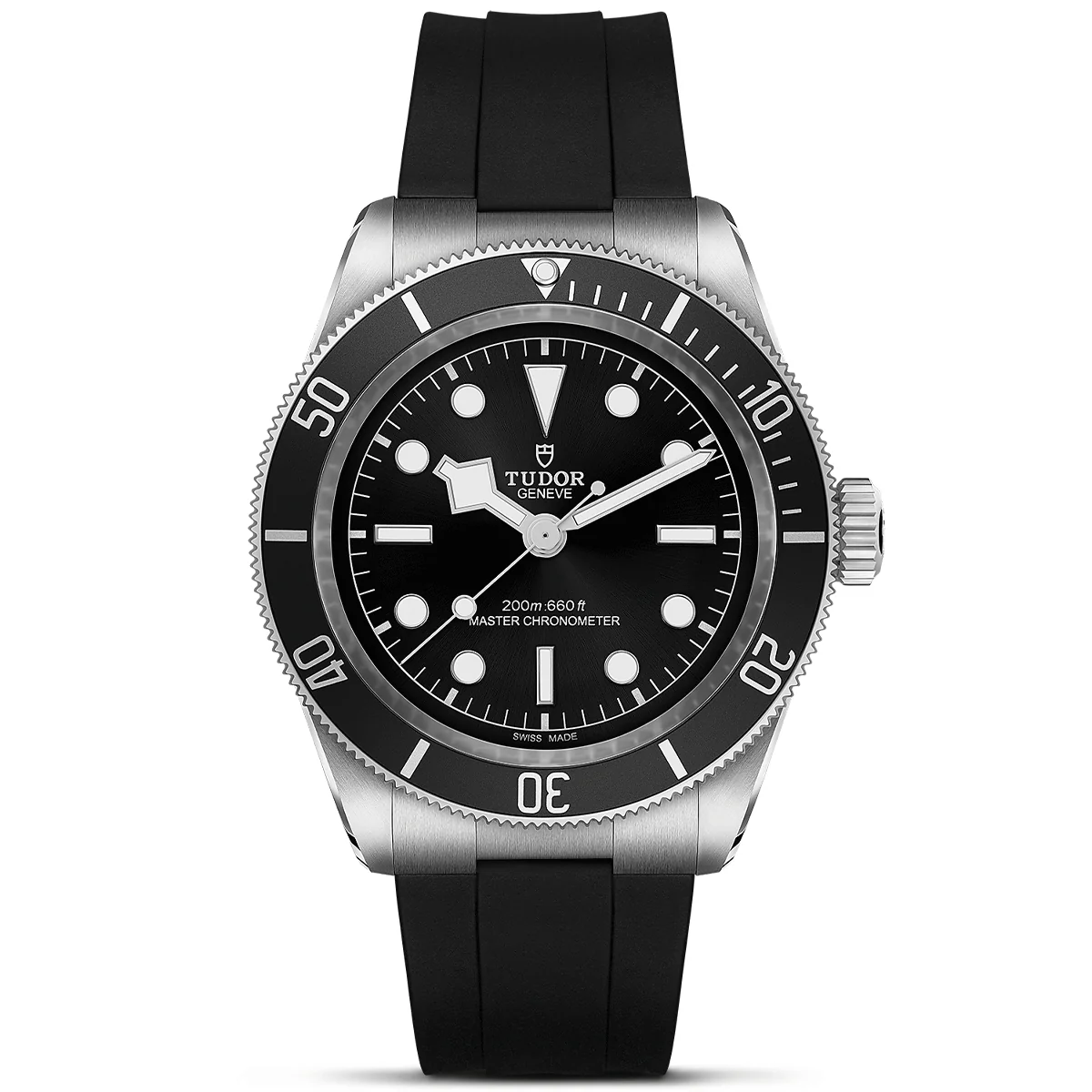 [2026 Mirror Grade]Black Bay 41mm Black Dial & Bezel Men's Rubber Strap Watch
