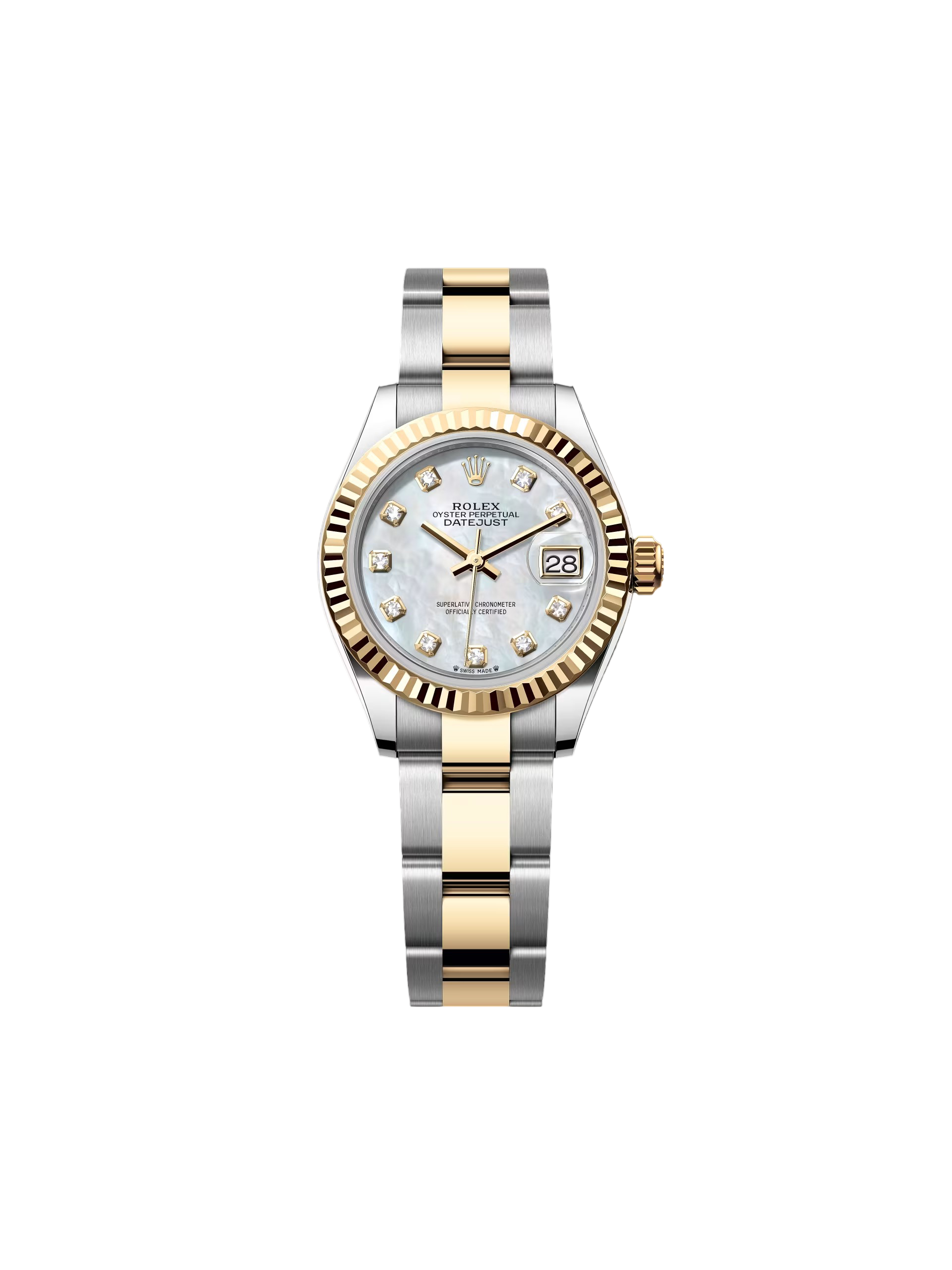 [2026 Mirror Grade]RLX Lady-Datejust 28mm 279173 Mother of Pearl Diamond Dial Oyster Bracelet