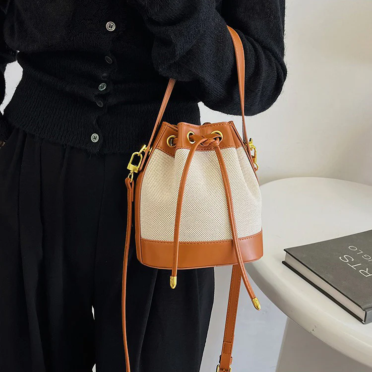 Chloe Canvas Bucket Bag