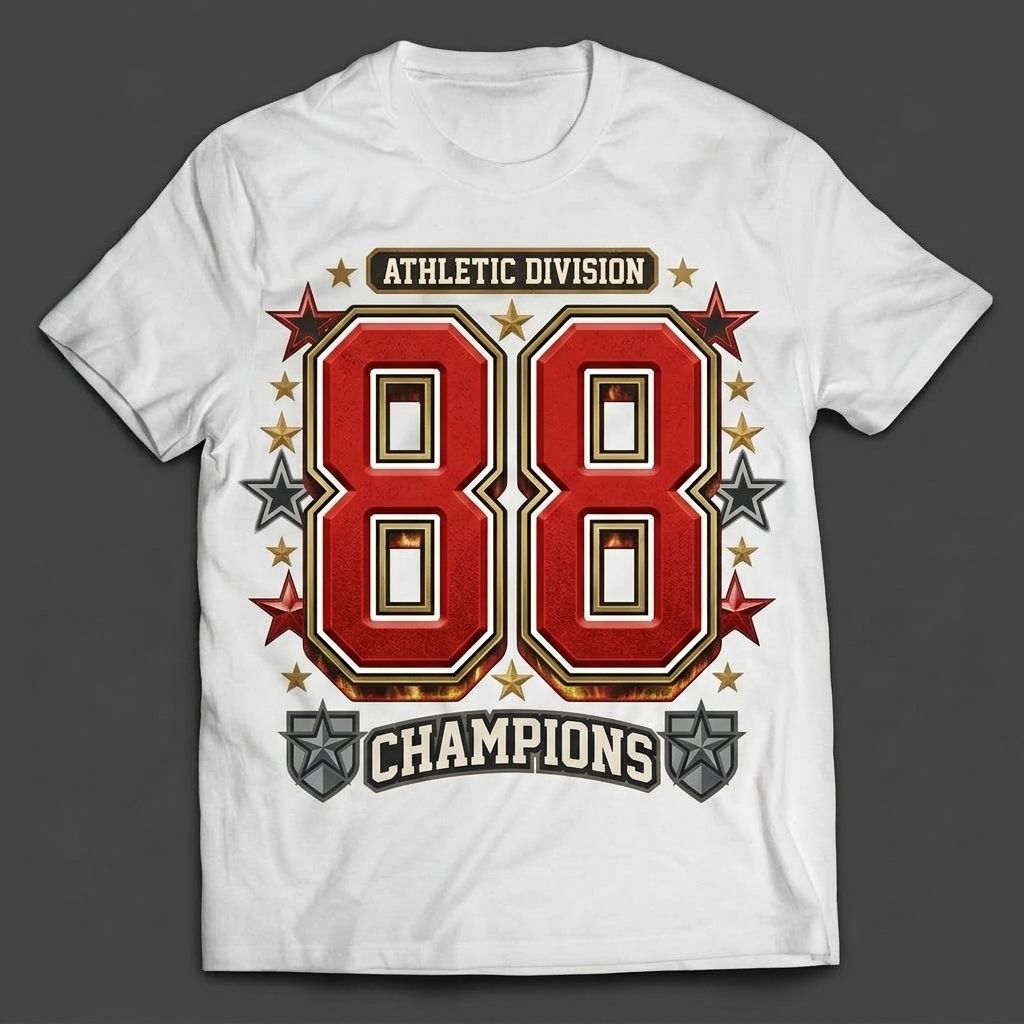 Unisex Loose Fit T-Shirt 100% Cotton Soft Comfortable Summer Casual Printed Top Soccer
