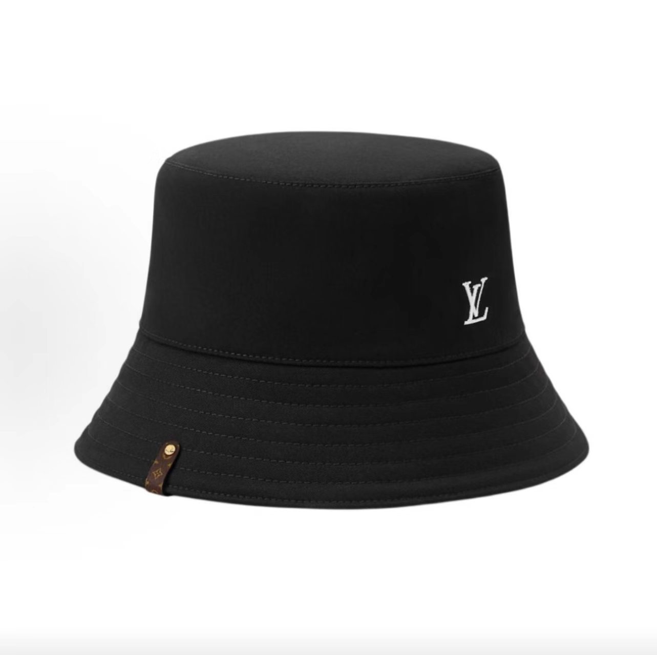 Louis Vuitton LV Embroidery Black Bucket Hat