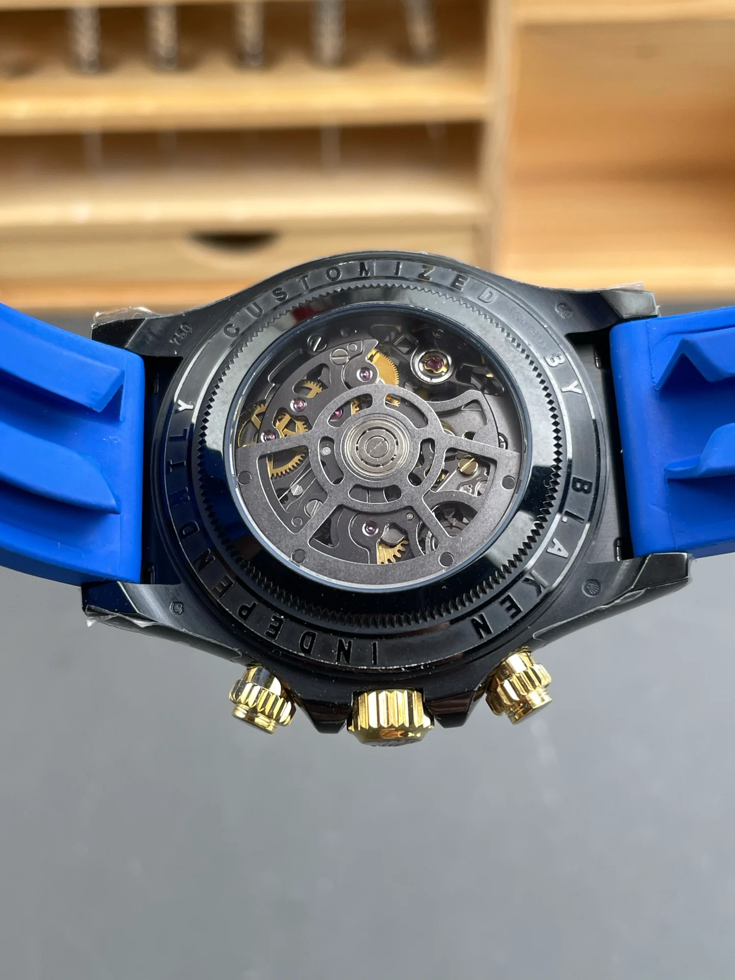 Skeleton Daytona Black Steel