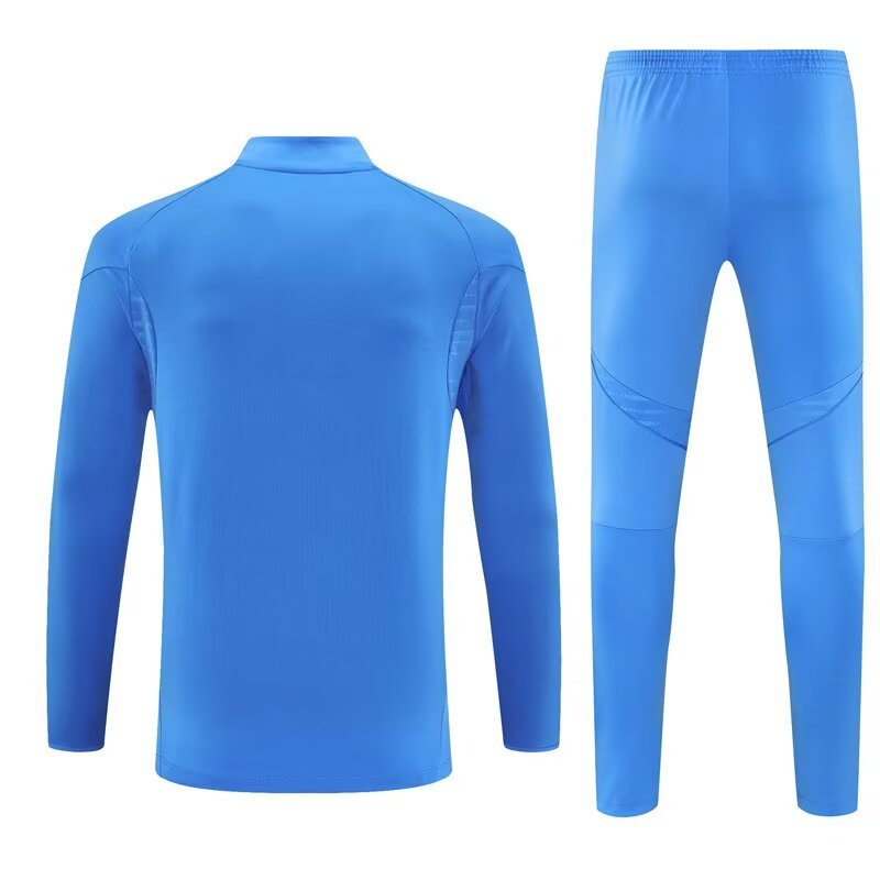 Kids Real Madrid Training Kit (Sweatshirt+Pants) Blue 2025/26