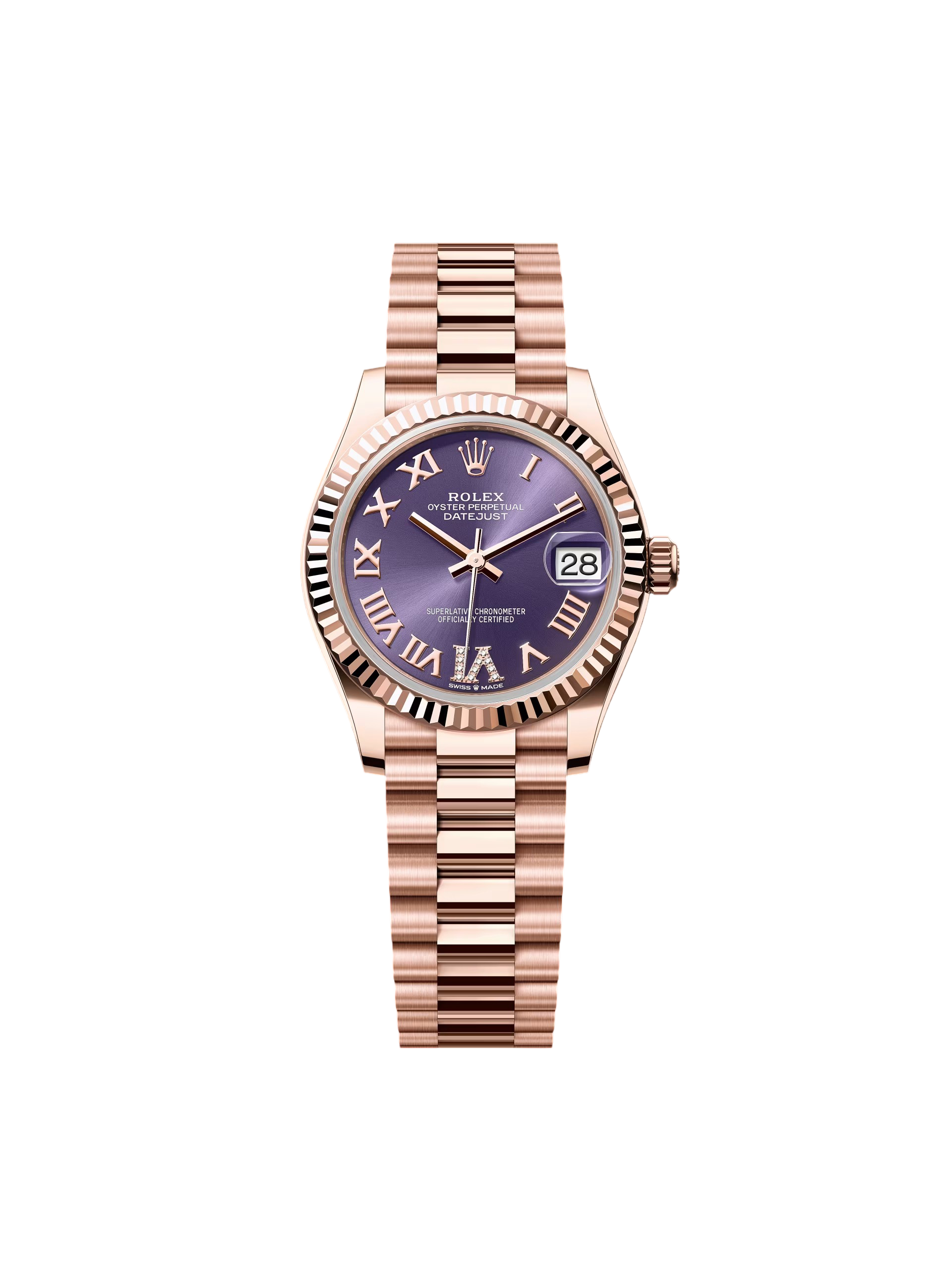 [2026 Mirror Grade]RLX Datejust m278275-0029 Aubergine Dial 31mm