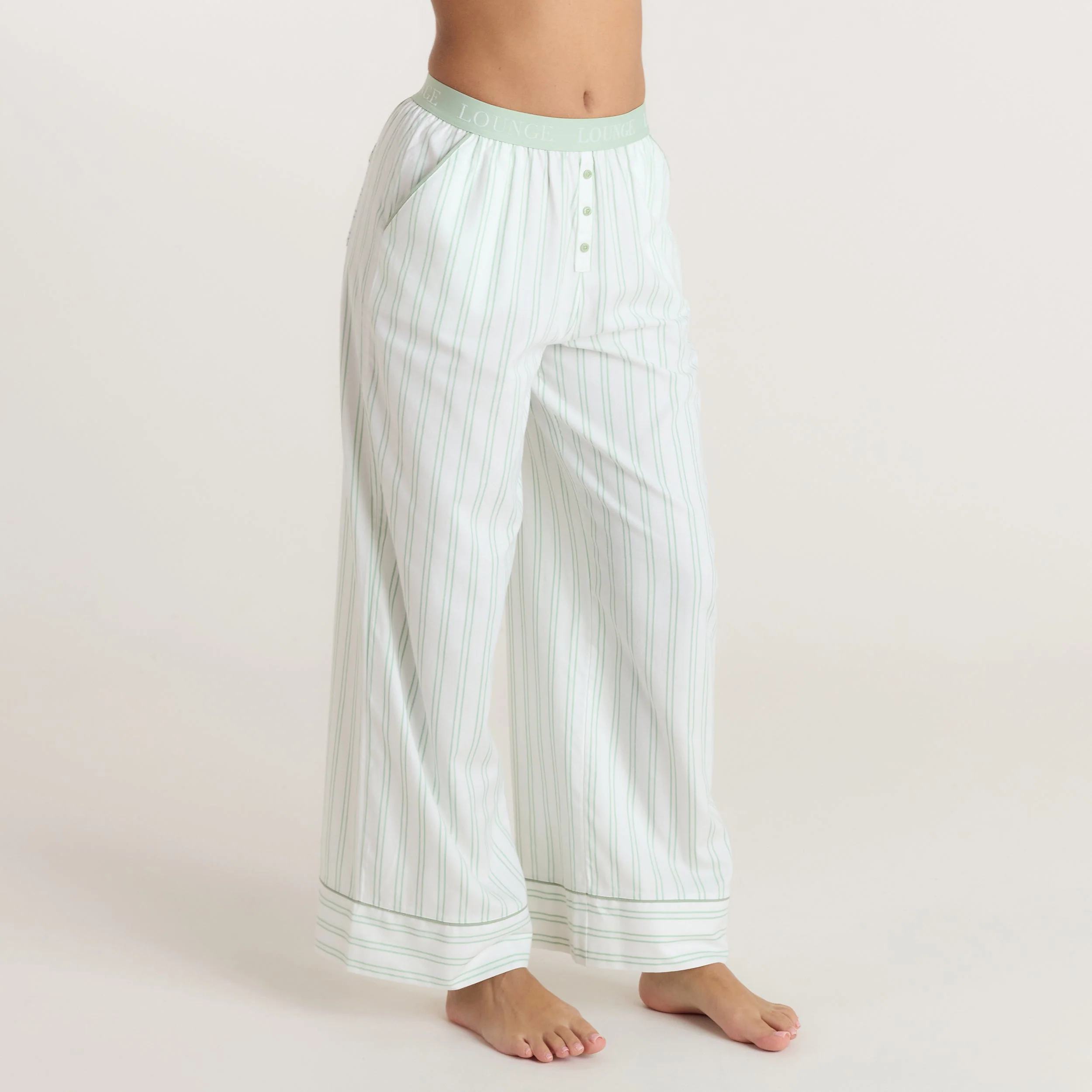 Mistletoe Pajama Bottoms - Sage