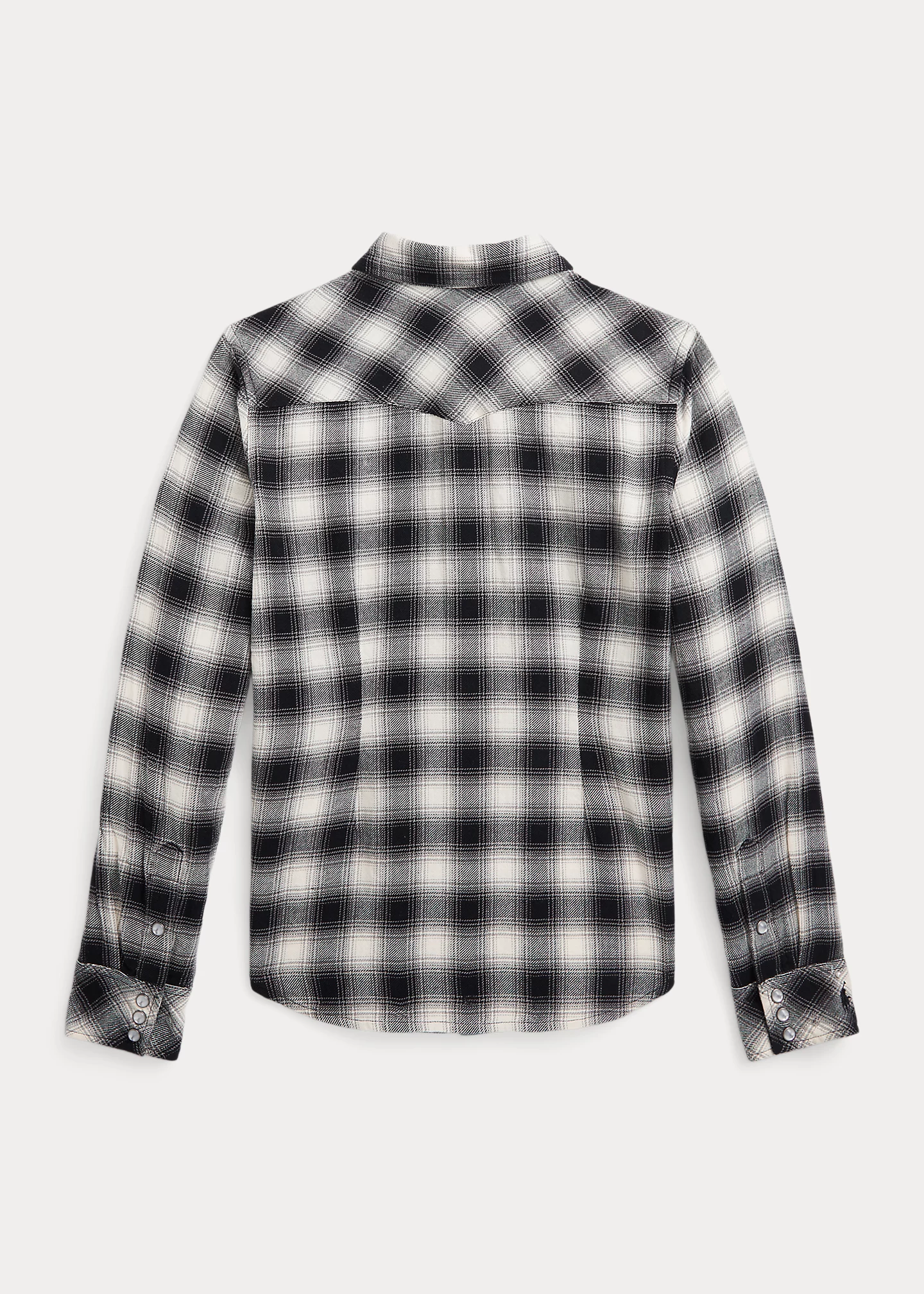 Plaid Flannel Western Shirt