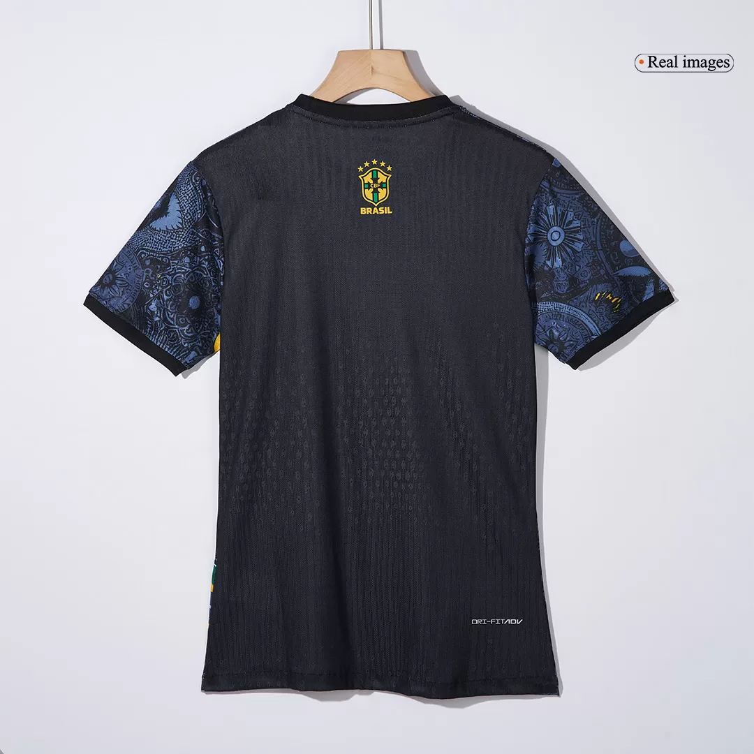 Brazil Authentic Soccer Jersey Jesus Christ the Redeemer Match Shirt 2024