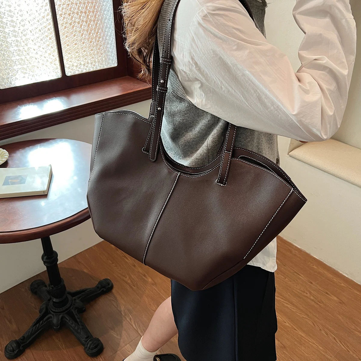 June Vegan Leather Tote