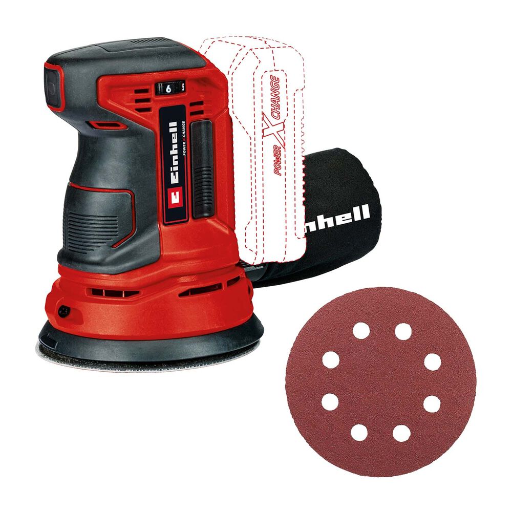EINHELL Akumulatorowa szlifierka mimośrodowa TE-RS 18 Li-Solo Einhell, 18 V