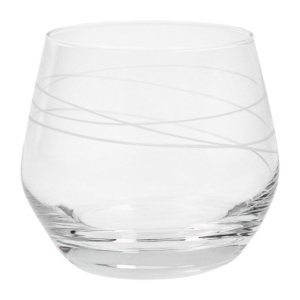 ZWIEGER Szklanki niskie Zwieger Spiral, 6 sztuk, 350 ml, transparentne