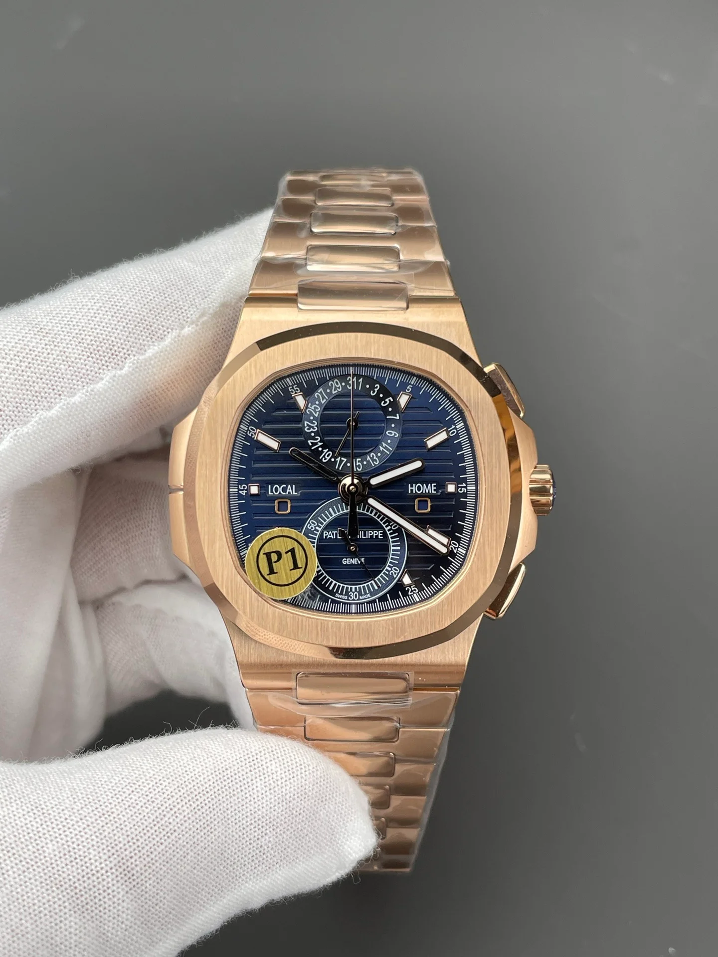 Patek Nautilus 5990 Rose Gold Blue Dial