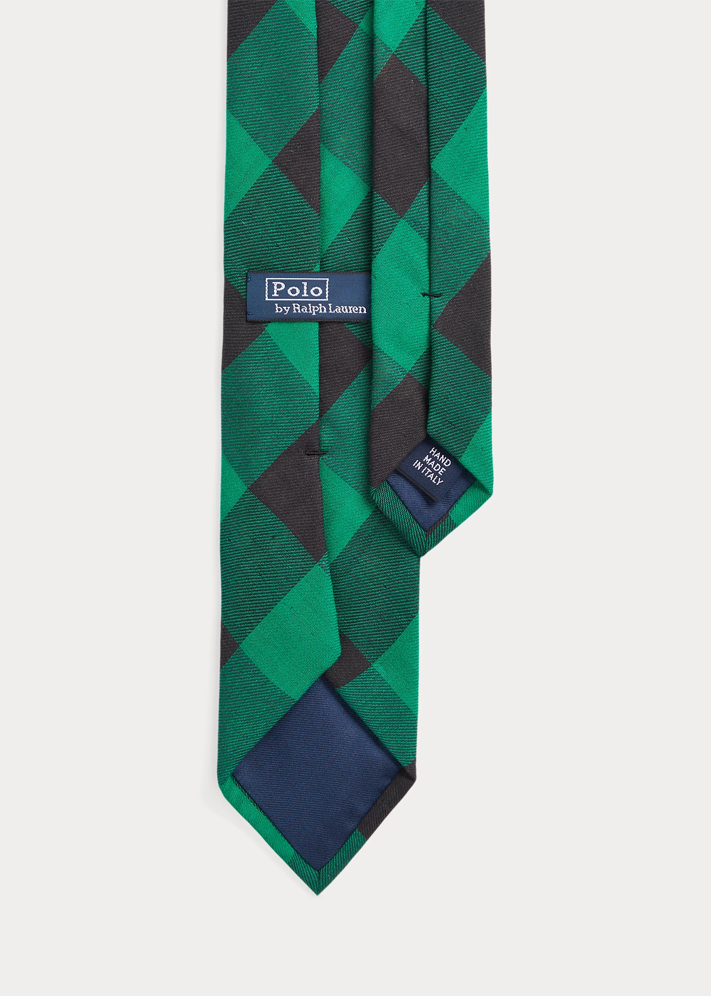 Buffalo Plaid Wool Twill Tie