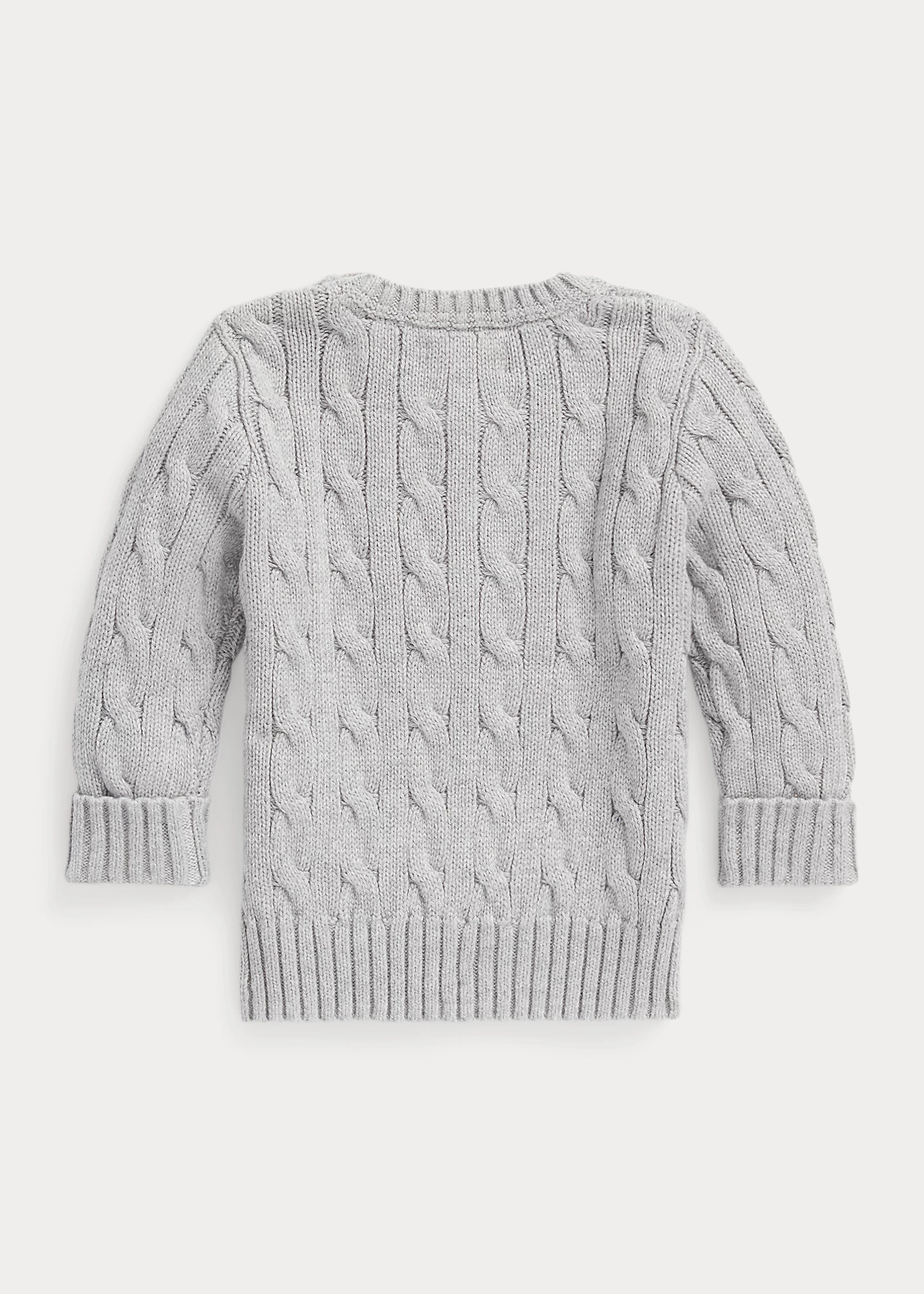 Cable-Knit Cotton Sweater