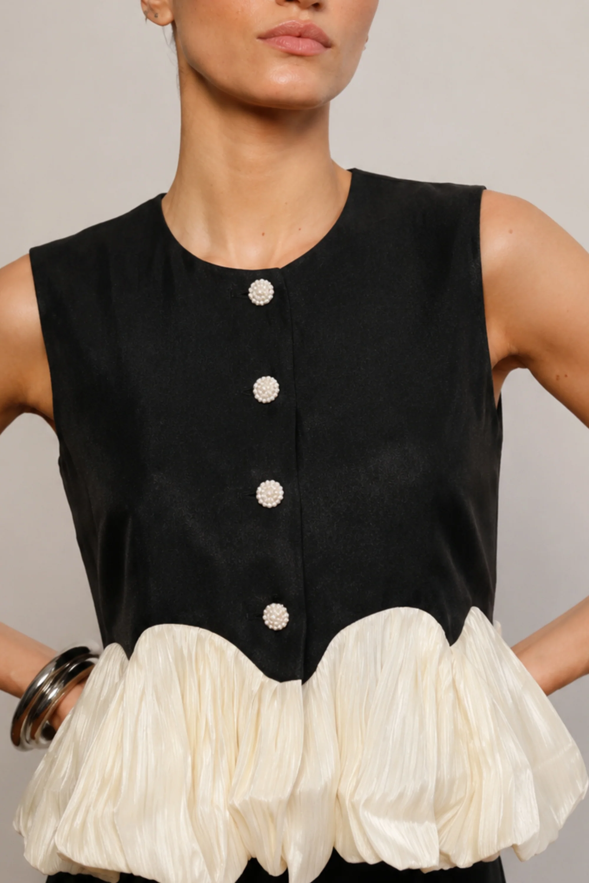 Noir Peplum Co-Ord Set