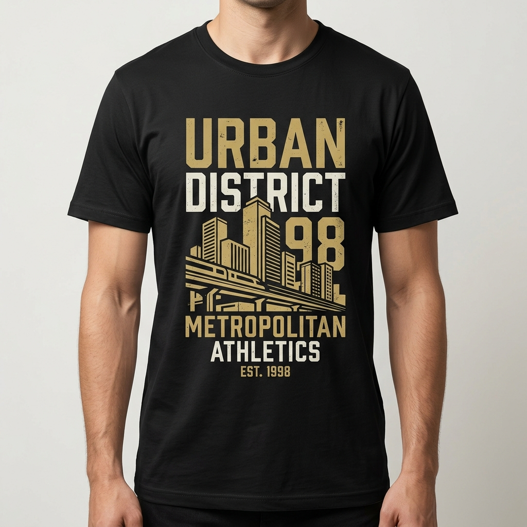 City Varsity Tee, Vintage Athletic Graphic T-Shirt, Unisex Streetwear Shirt CityTee7