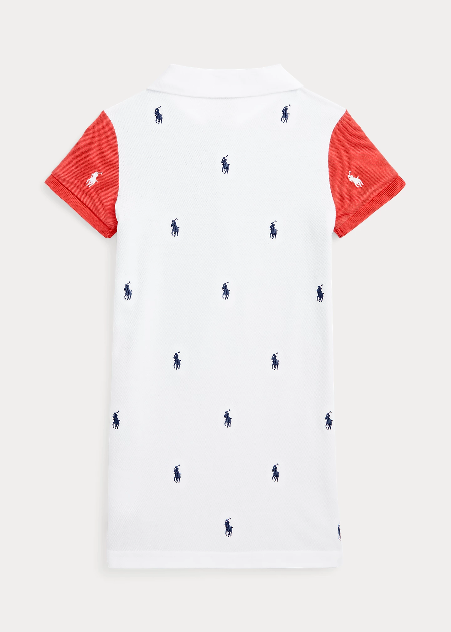 Polo Pony Cotton Mesh Polo Dress