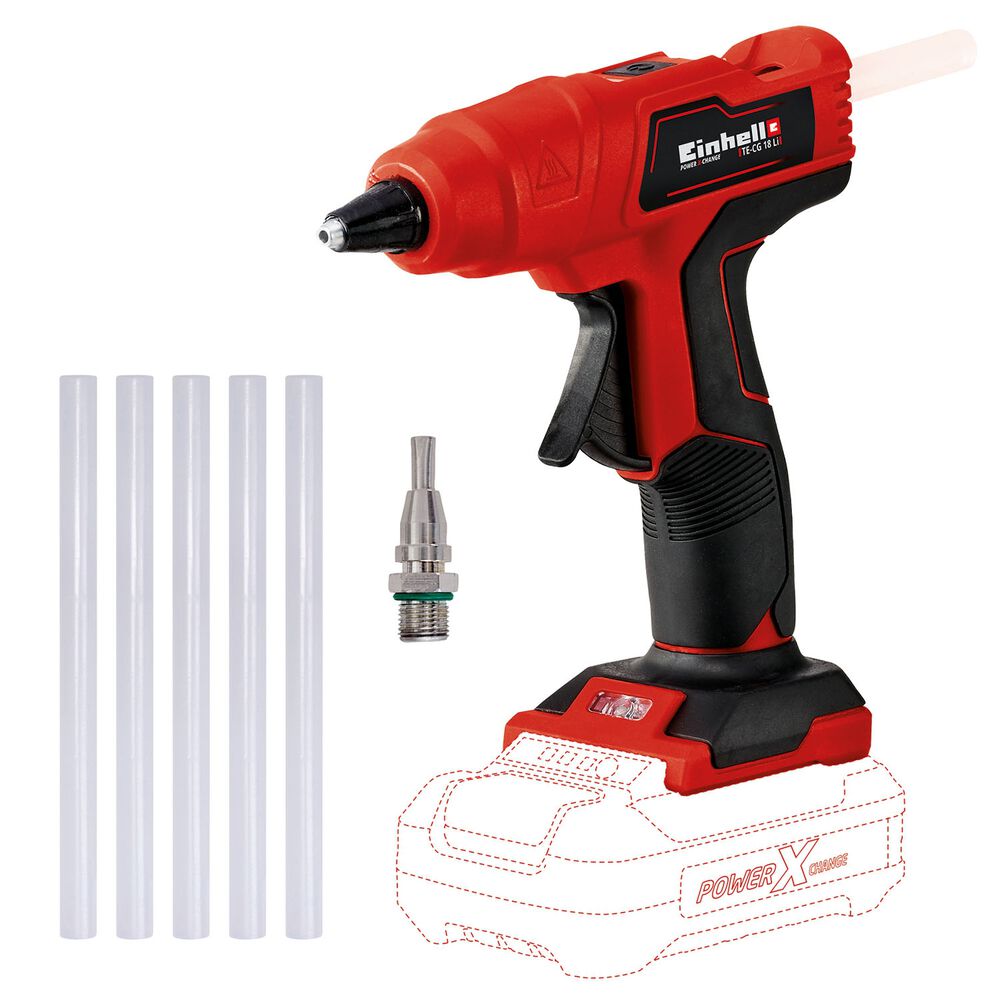 EINHELL Akumulatorowy pistolet do kleju Einhell TE-CG 18 Li-Solo, 18 V