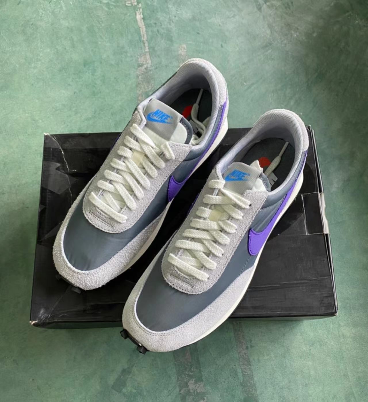 Nike Daybreak Gray Purple Suede