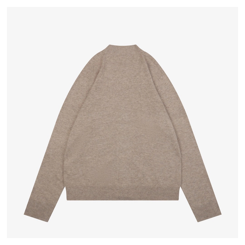 BBry Signature Hem Cashmere Cardigan