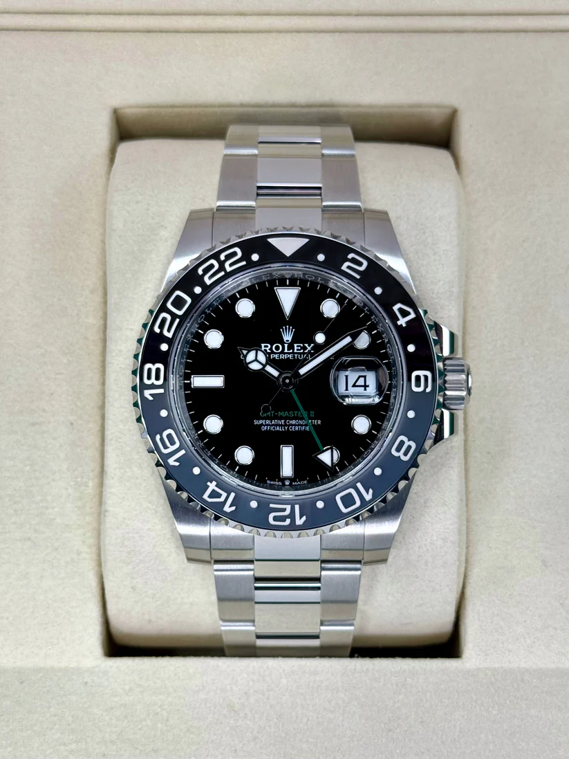 [2026 Mirror Grade]RLX GMT-Master II Black Grey Bezel Oyster Bracelet 
