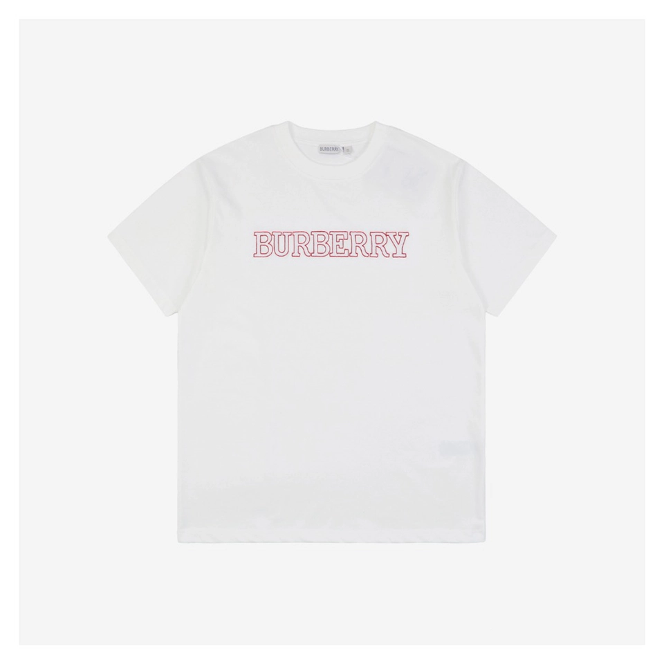 BBry Outline Logo Tatami Embroidery T-Shirt (Black/White)