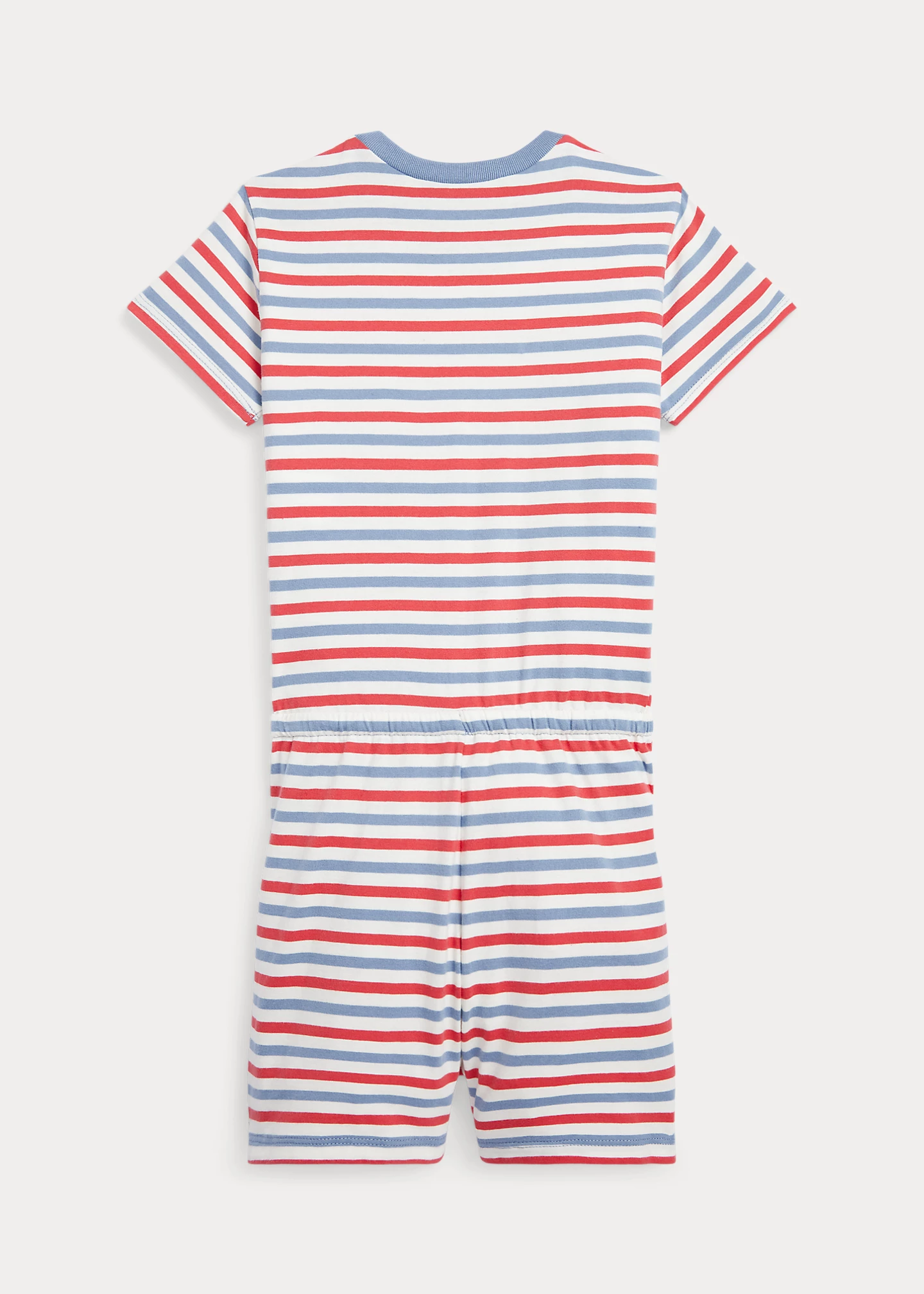 Striped Cotton Jersey Romper