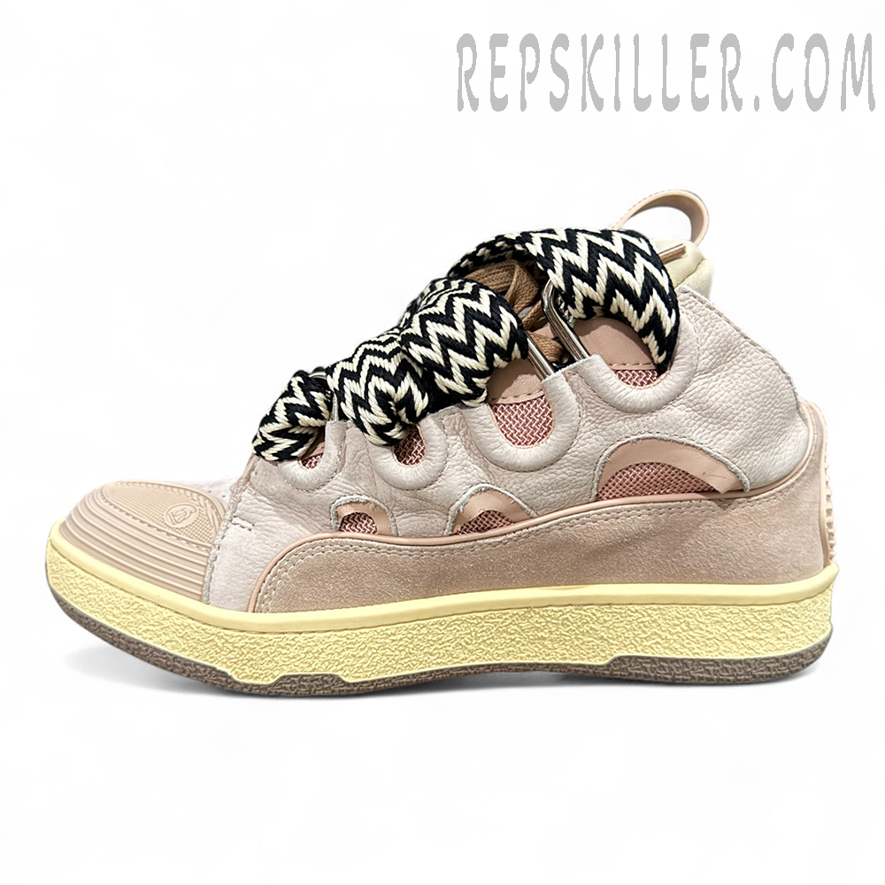 Lanvin Curb Sneakers 'Beige Pink'