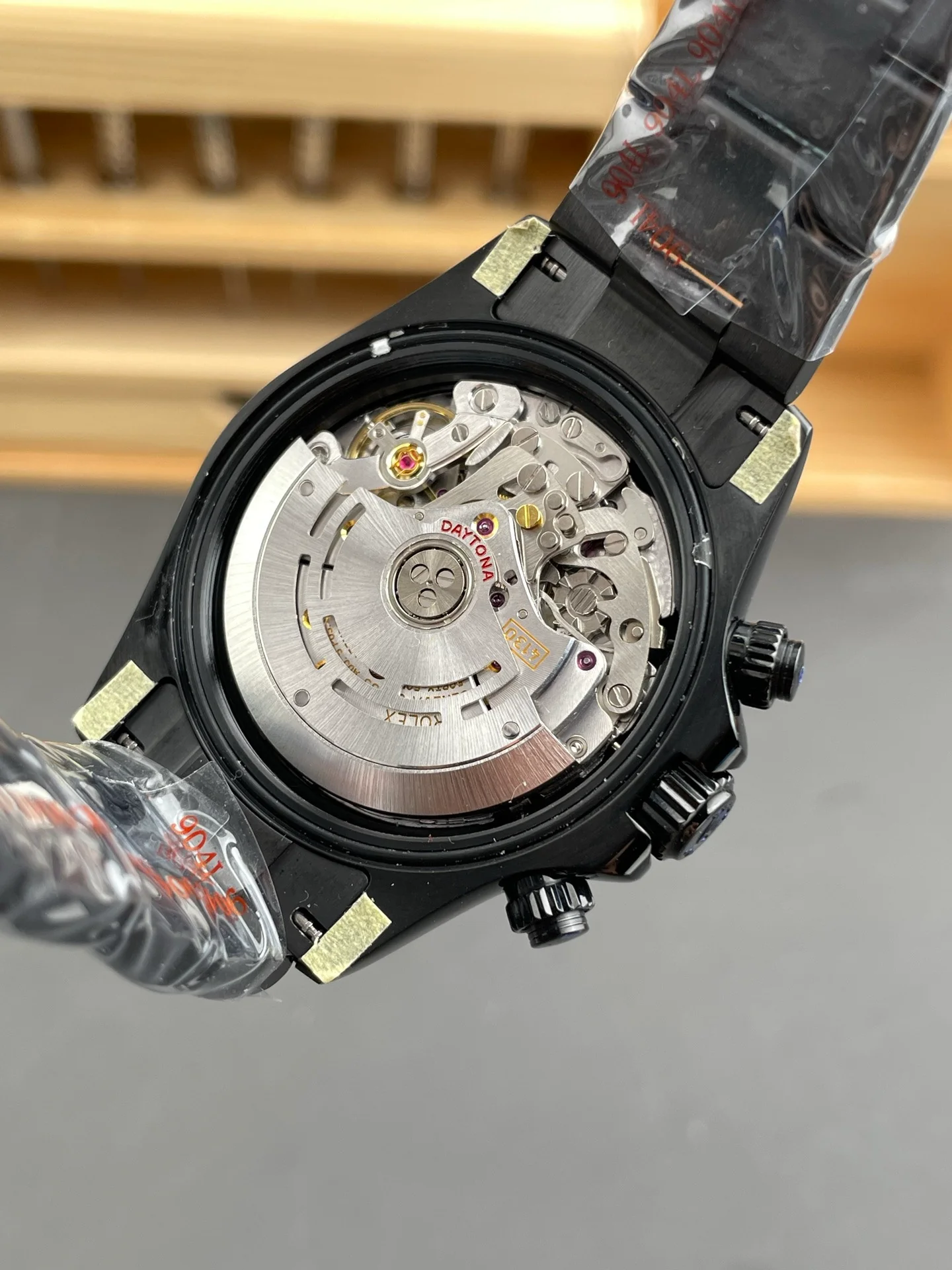 Grey Dial Black Steel Daytona
