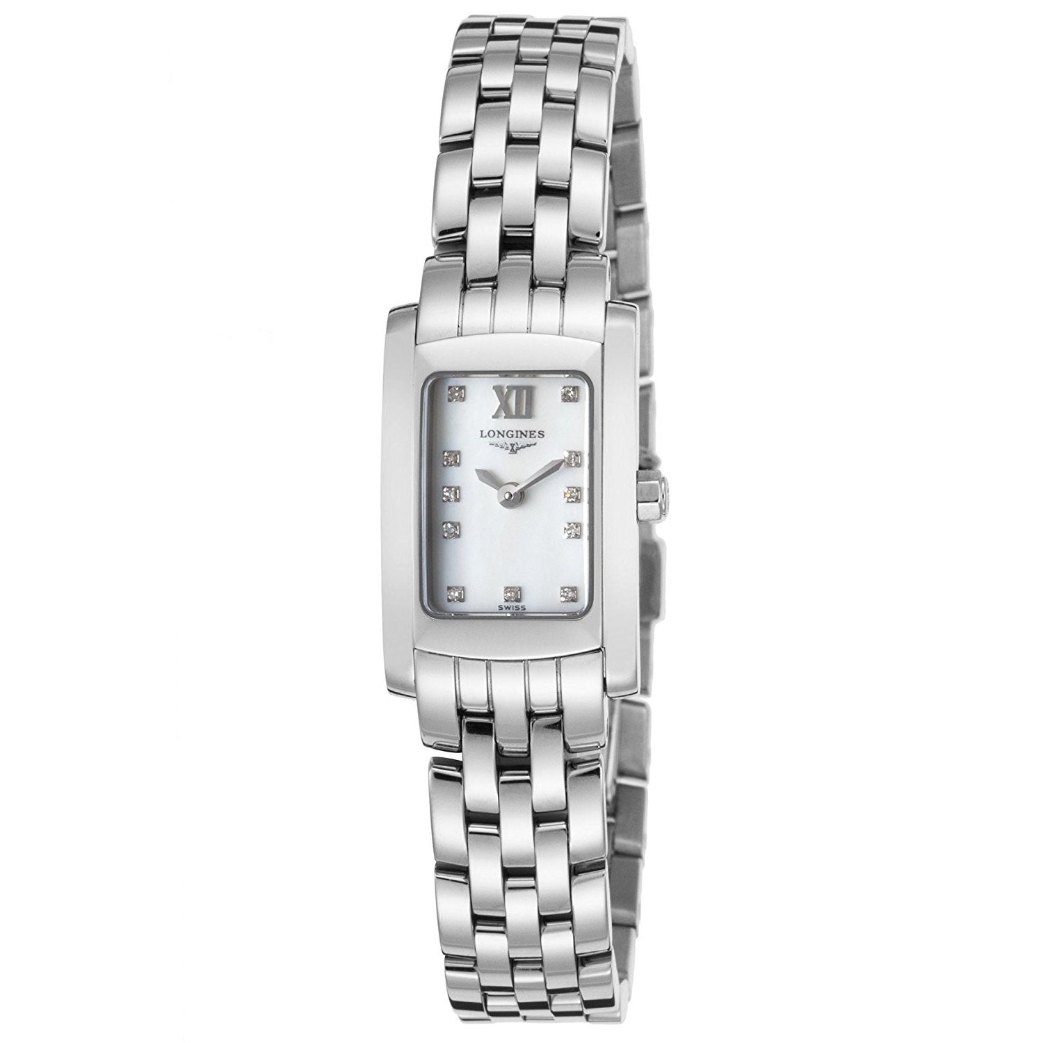 [2026 Mirror Grade]Longines Women's L51584846 Dolce Vita Diamond Stainless Steel Watch