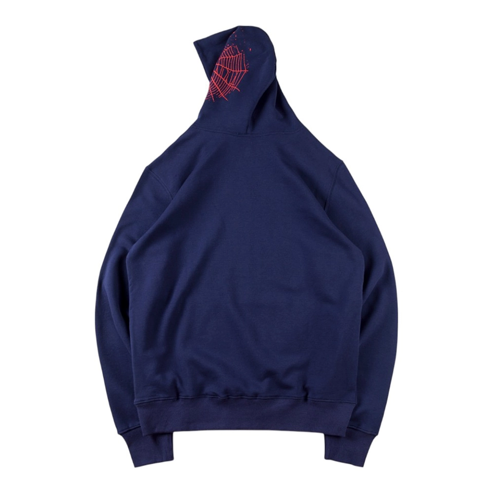 Sp5der Insect Groupe Splatter Web Hoodie