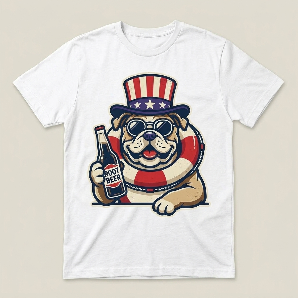 Unisex Loose Fit T-Shirt 100% Cotton Soft Comfortable Summer Casual Printed Top Sausage dog