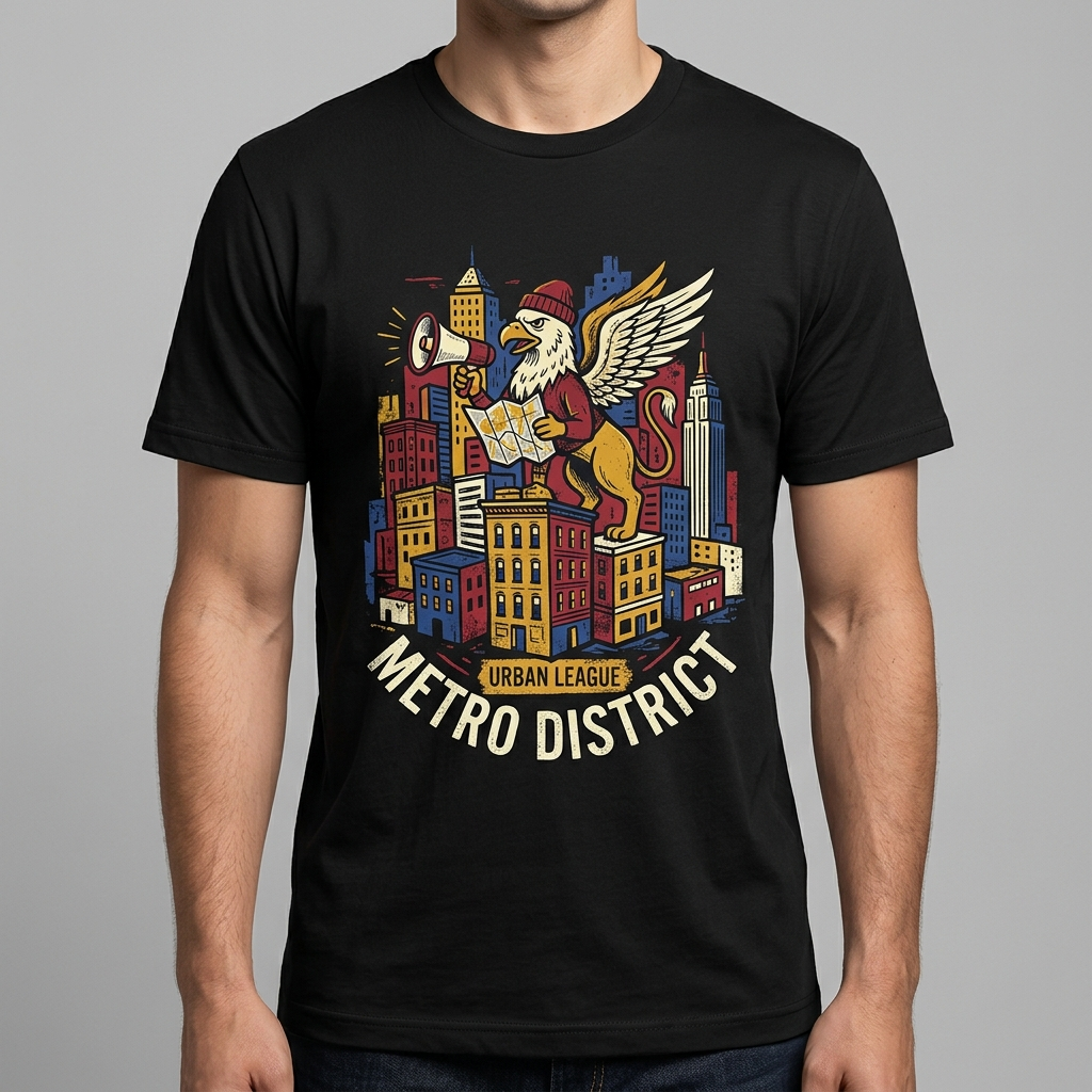City Varsity Tee, Vintage Athletic Graphic T-Shirt, Unisex Streetwear Shirt CityTee2