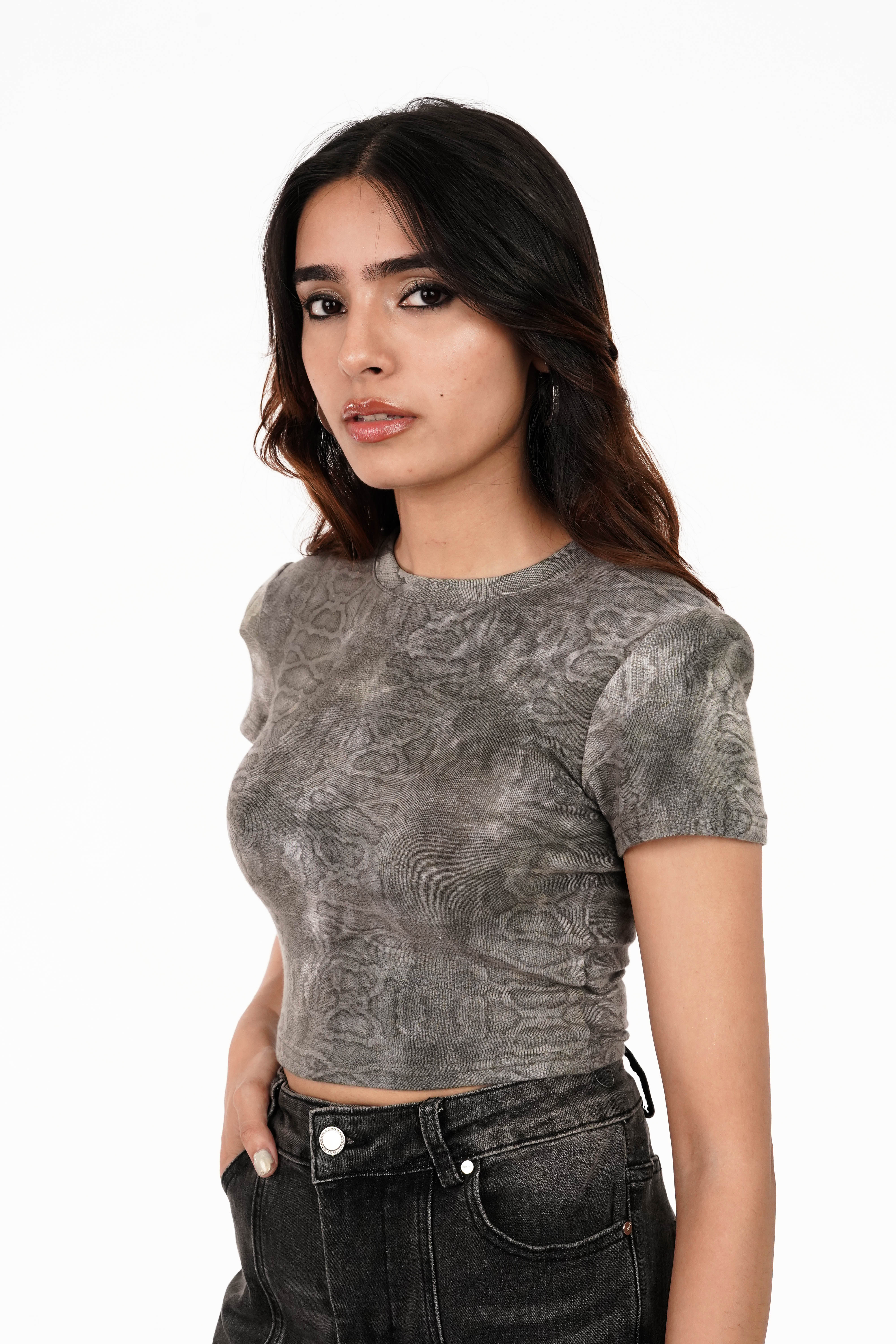 Gray Jay Baby Tee