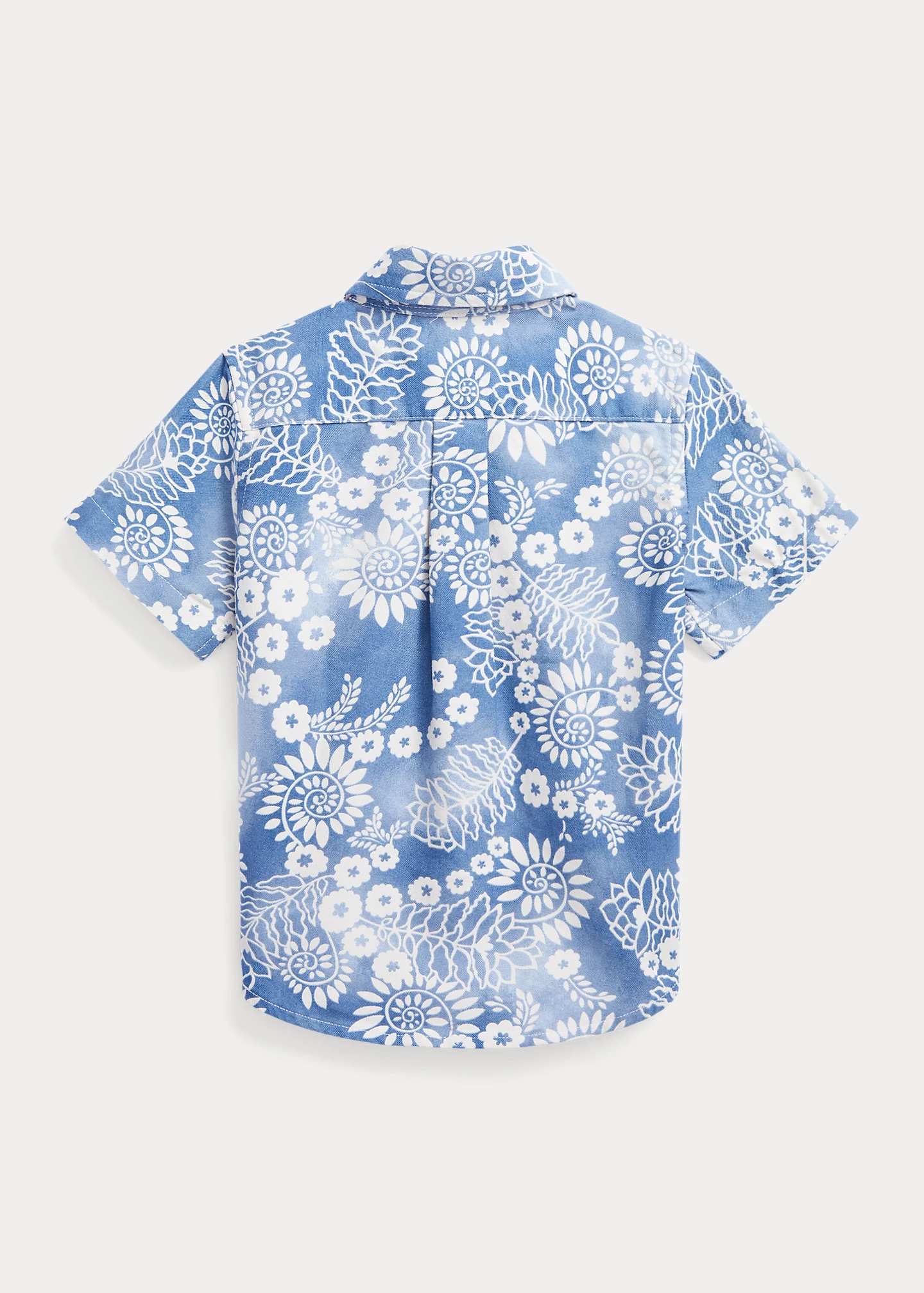 Floral Cotton Oxford Short-Sleeve Shirt