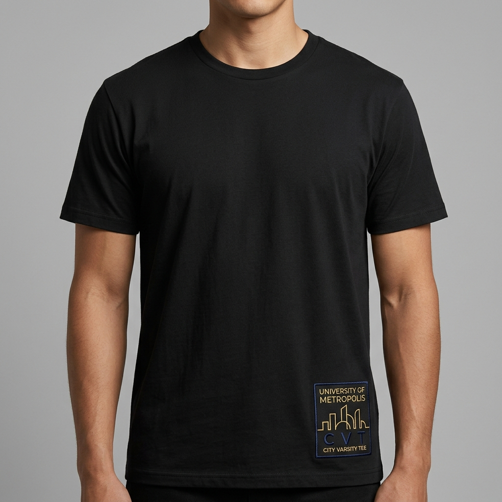 City Varsity Tee, Vintage Athletic Graphic T-Shirt, Unisex Streetwear Shirt CityTee7