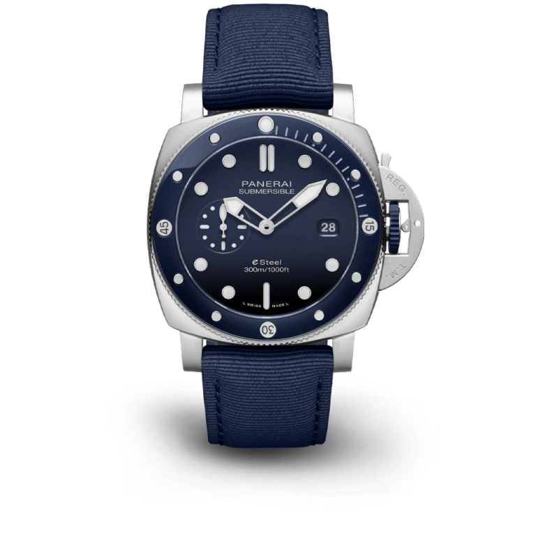 [2026 Mirror Grade]Submersible Blue QuarantaQuattro ESteel™ Blu Profondo 44mm