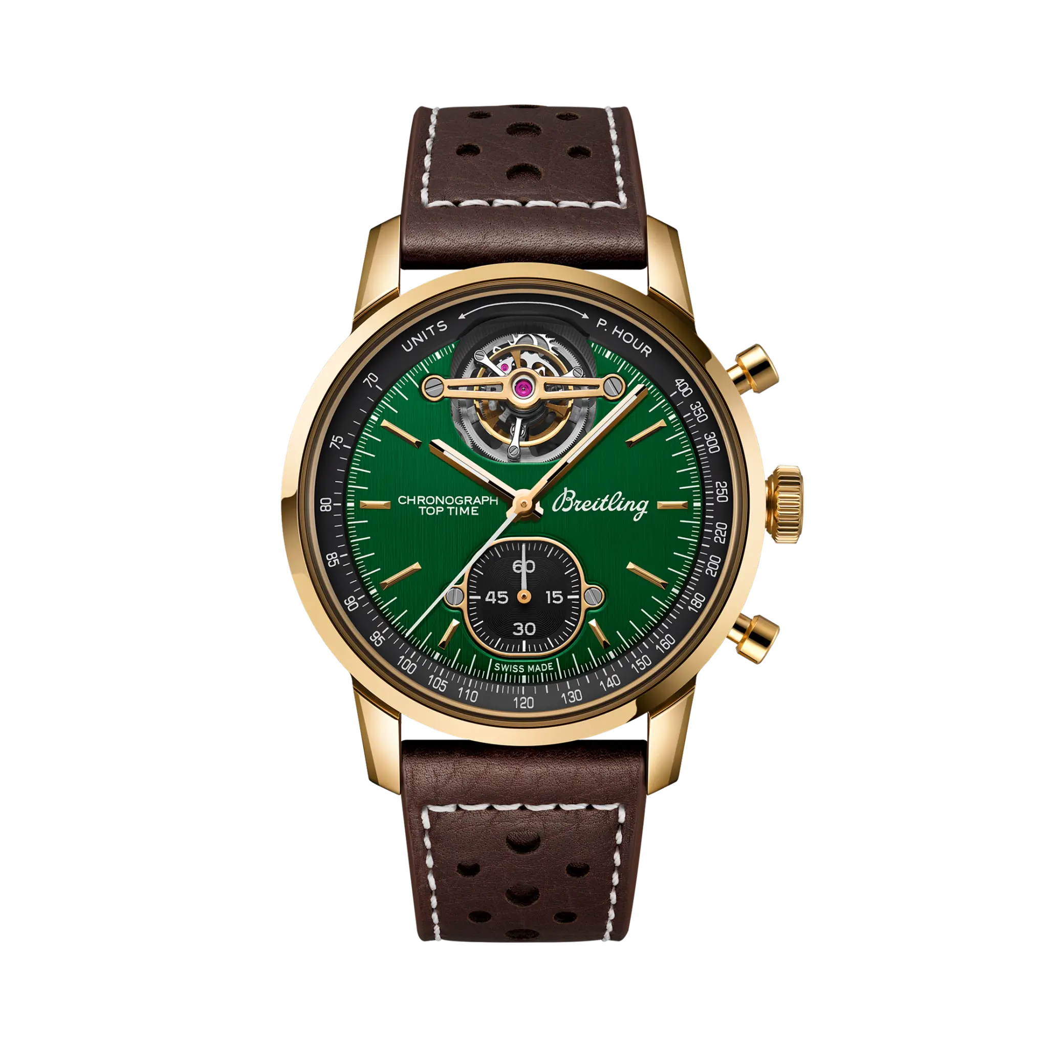 [2026 Mirror Grade]Breitling Top Time B21 Ford Mustang Tourbillon 43mm NB21251A1L1X1