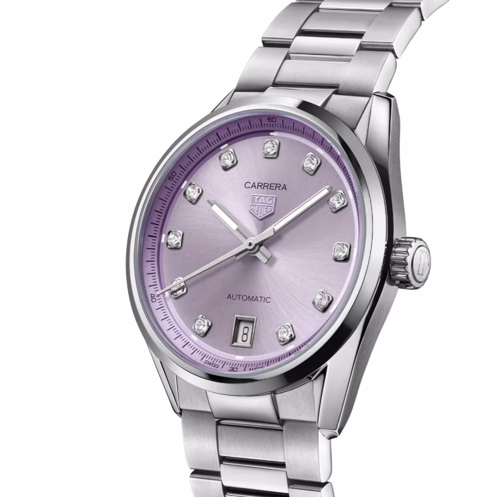 [2026 Mirror Grade]TAG Heuer Carrera Date 36mm Ladies Watch Diamond Dot WBN2319.BA0001