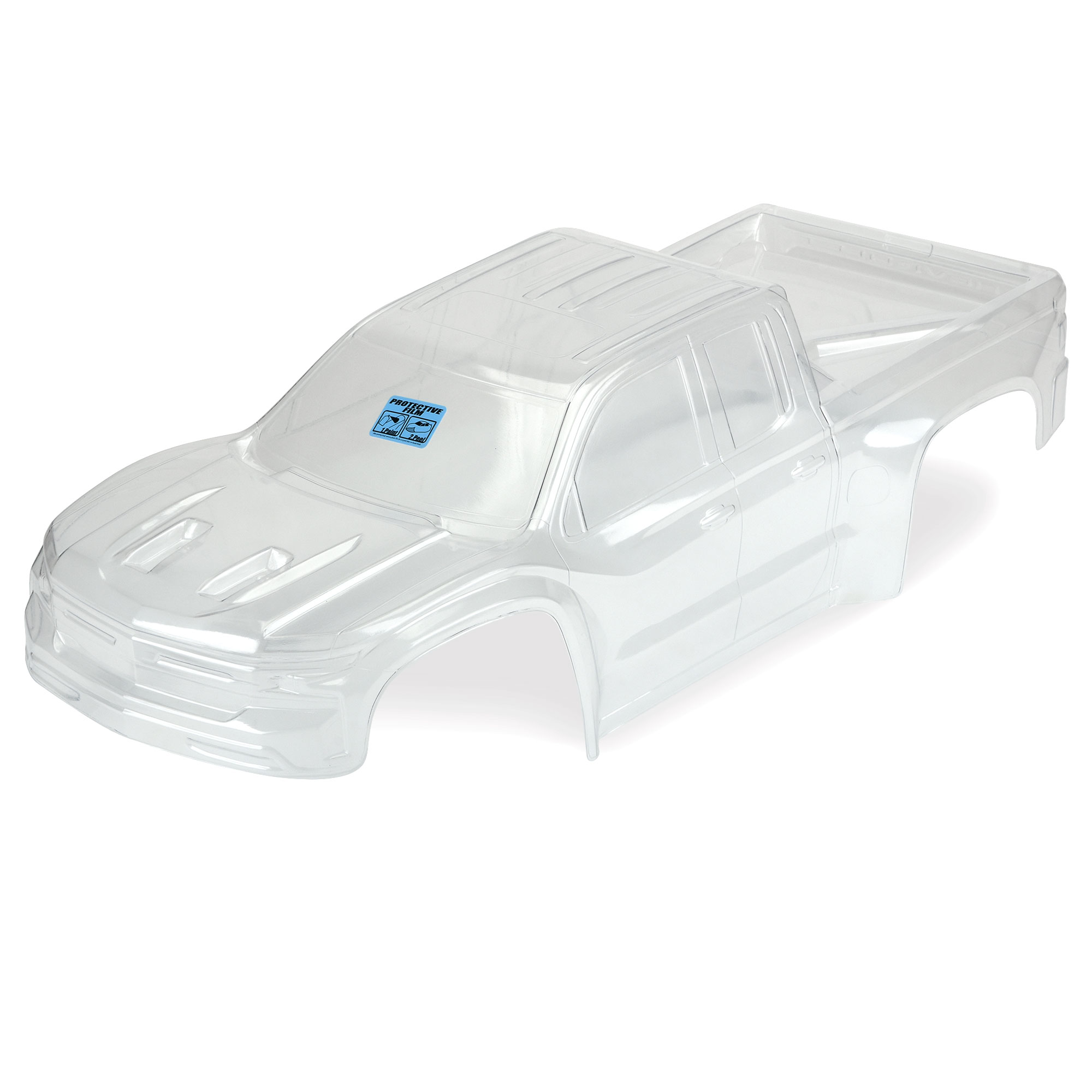 1/5 Pre-Cut 2019 Chevy Silverado Z71 Trail Boss Clear Body: X-MAXX