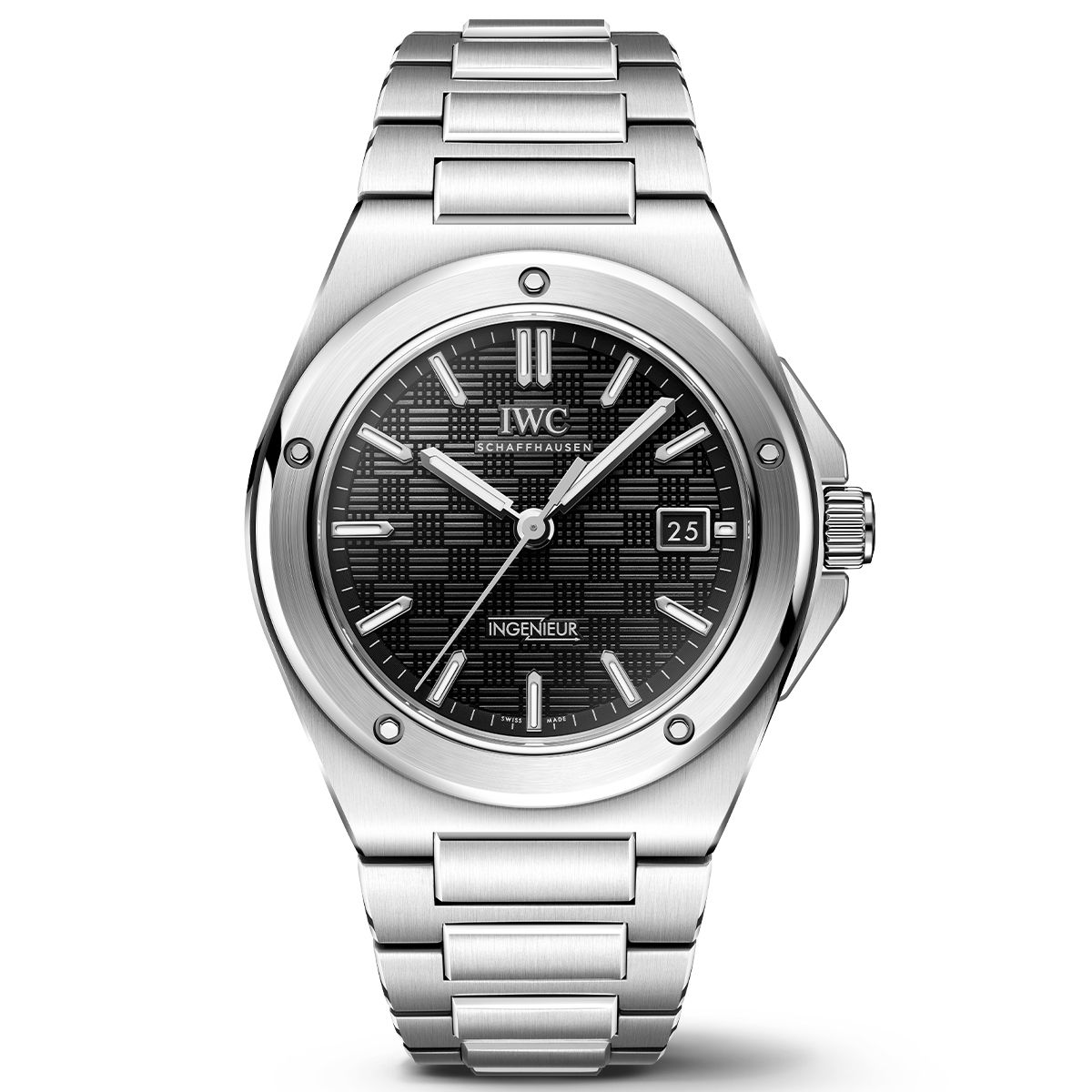 [2026 Mirror Grade]IWC Ingenieur 40mm Black Dial Steel Mens Watch IW328901