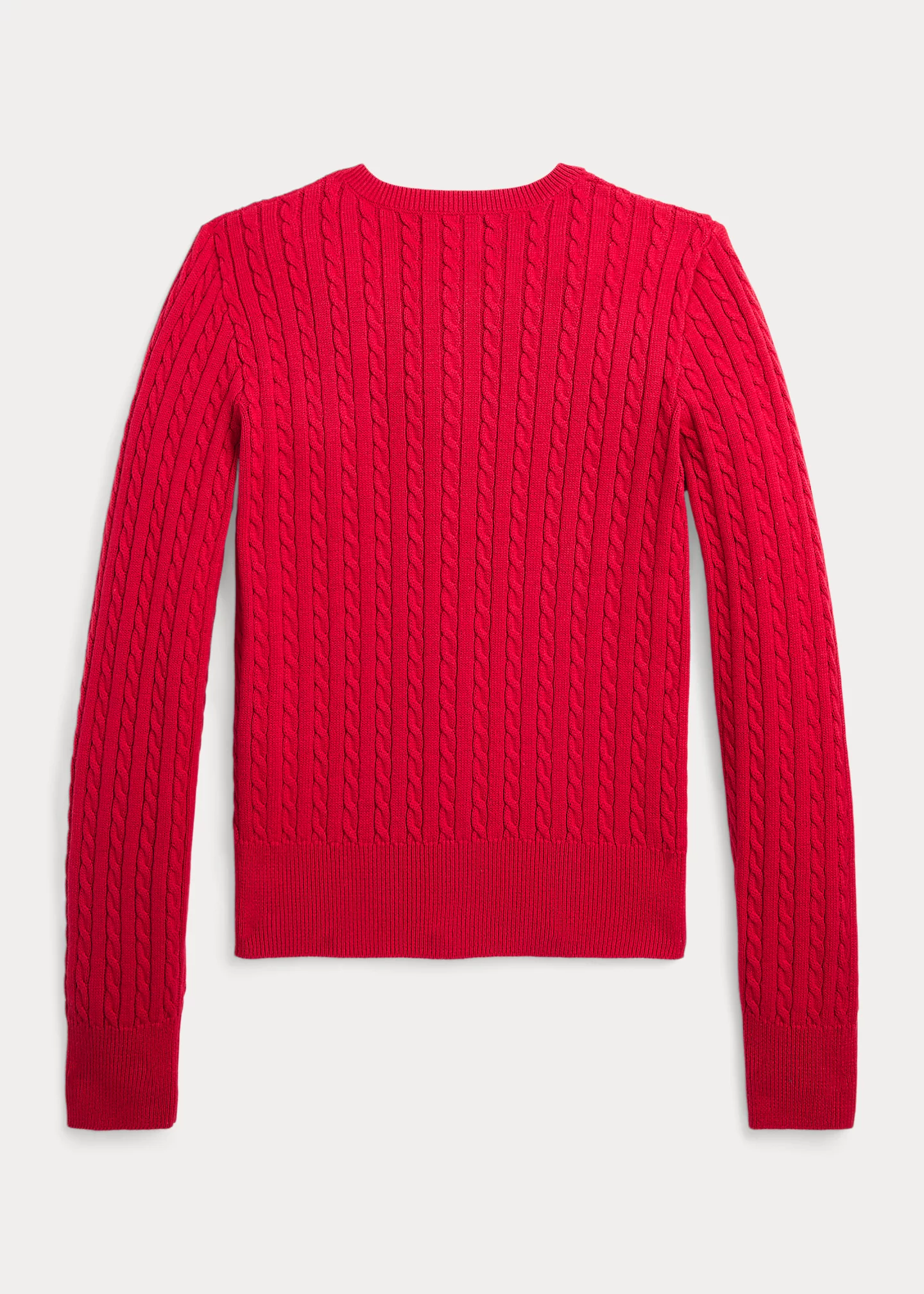Polo Bear Mini-Cable Cotton Cardigan
