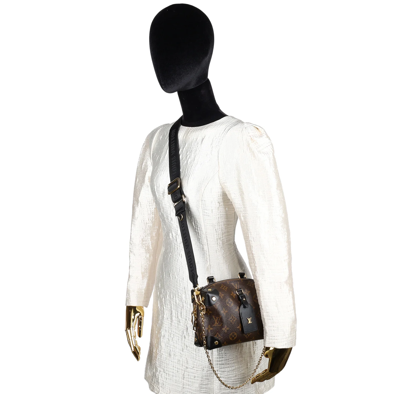 Monogram Petite Malle Souple Black