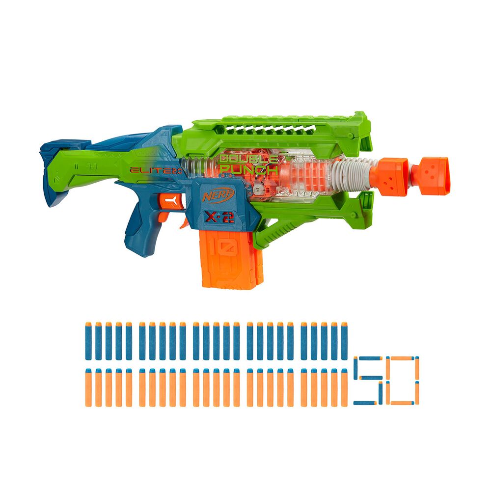 NERFWyrzutnia Nerf Elite 2.0 Double Punch, 50 strzałek