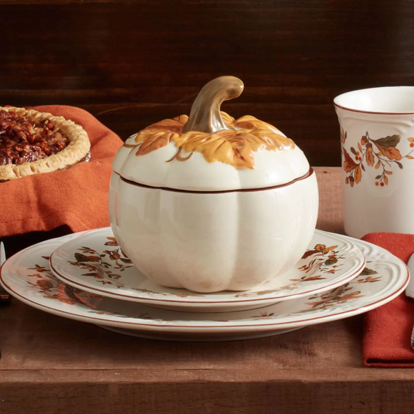 Autumn Berry™ Covered Pumpkin Bowl $16.99