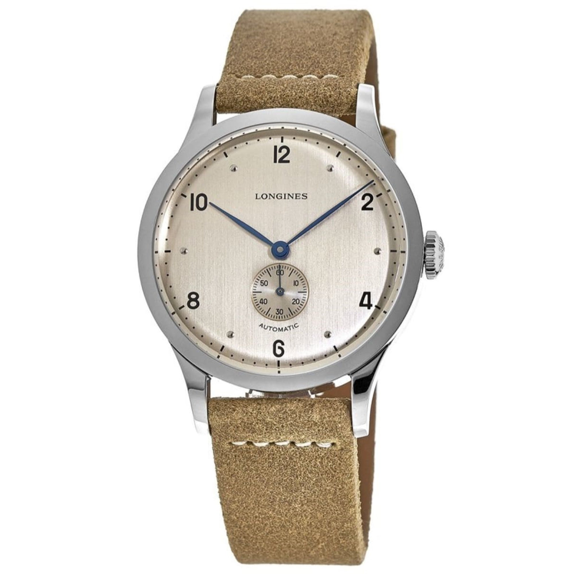[2026 Mirror Grade]Longines Men's L2.813.4.66.0 Heritage Brown Leather Watch