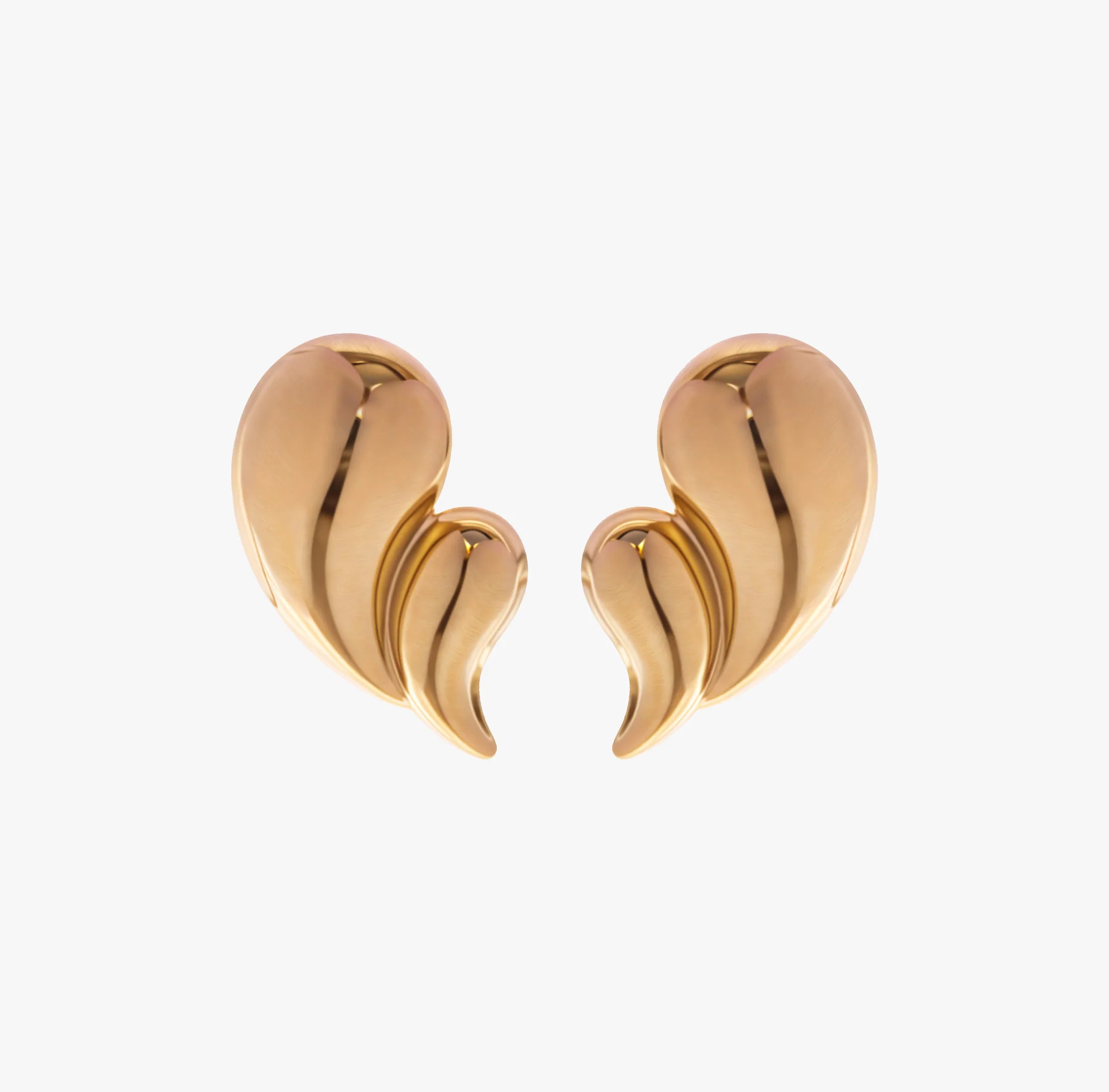 Gold Wing Earring